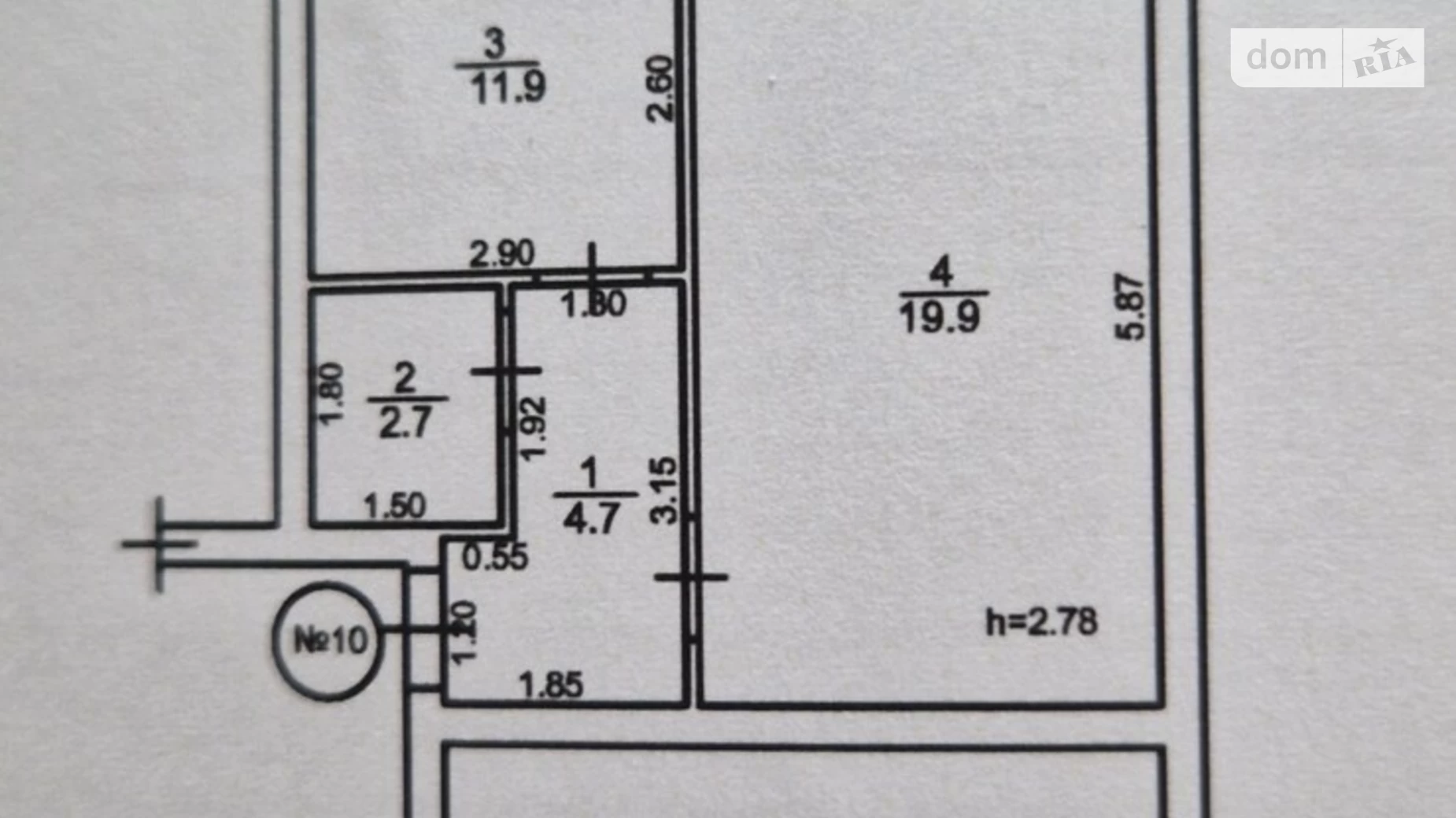 Продается 1-комнатная квартира 39 кв. м в Иличанкае, ул. Таврийская, 19/1 - фото 2