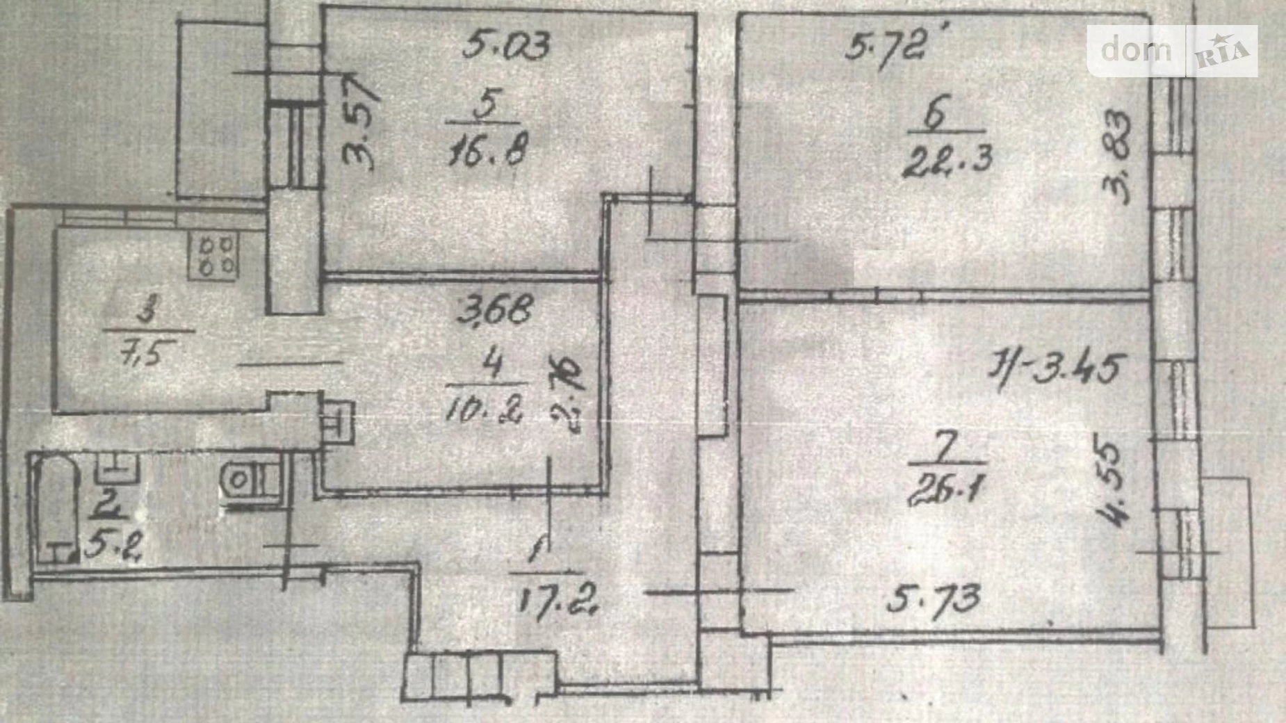 Продается 3-комнатная квартира 105 кв. м в Киеве, пер. Крестовый(Гайцана), 8/9 - фото 4