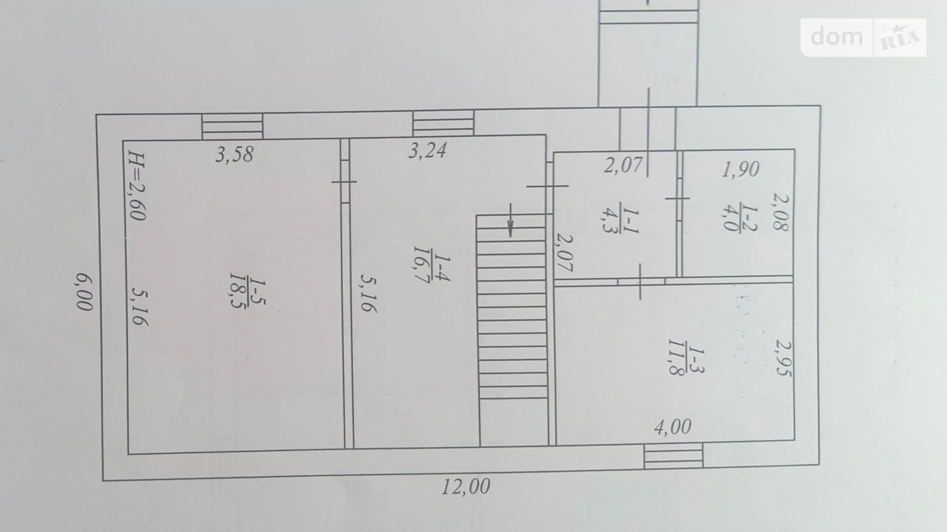 Продается дом на 2 этажа 112 кв. м с мансардой, ул. Казацкая