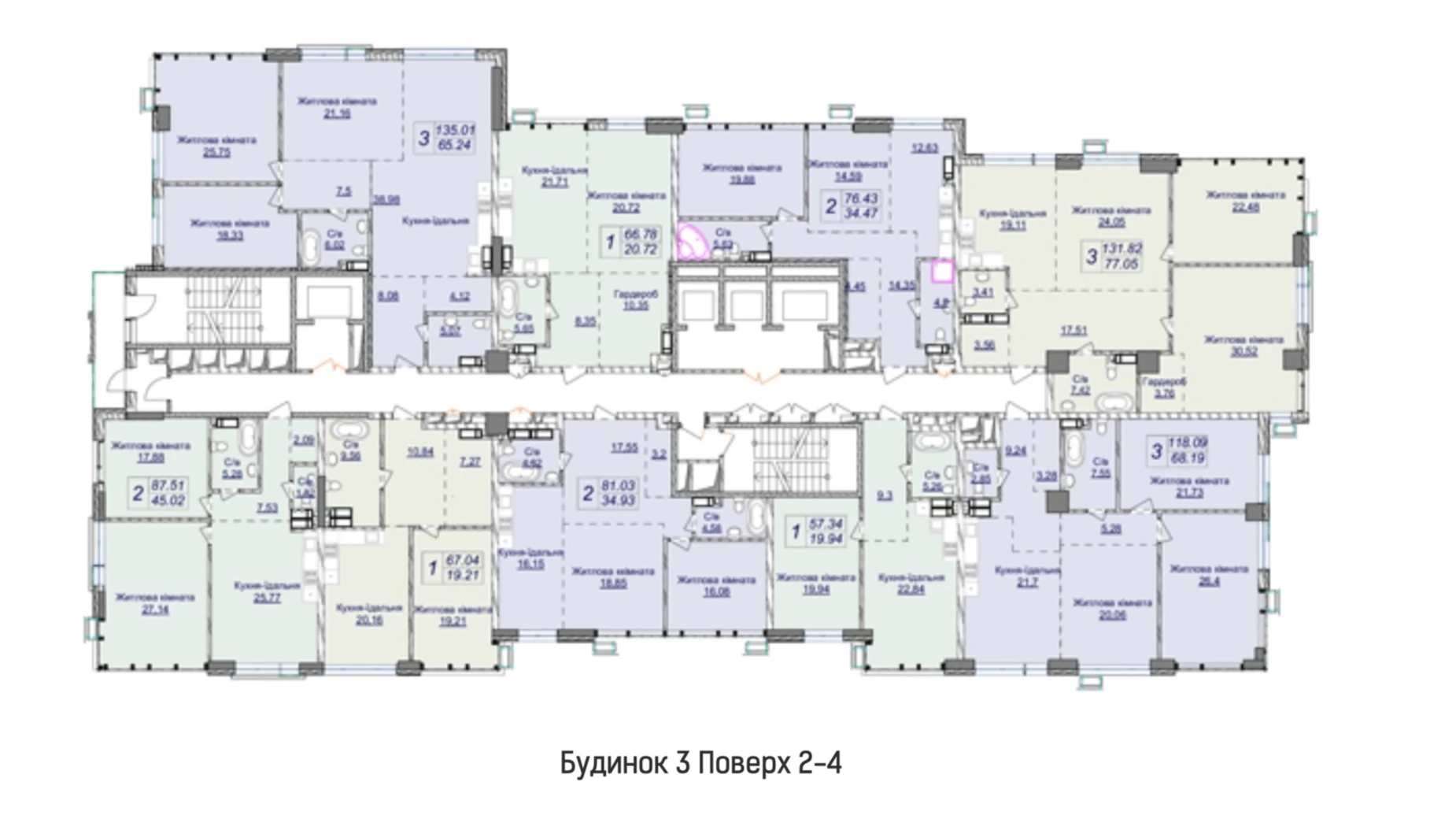 Продается 2-комнатная квартира 87.51 кв. м в Киеве, ул. Андрея Верхогляда(Драгомирова), 3