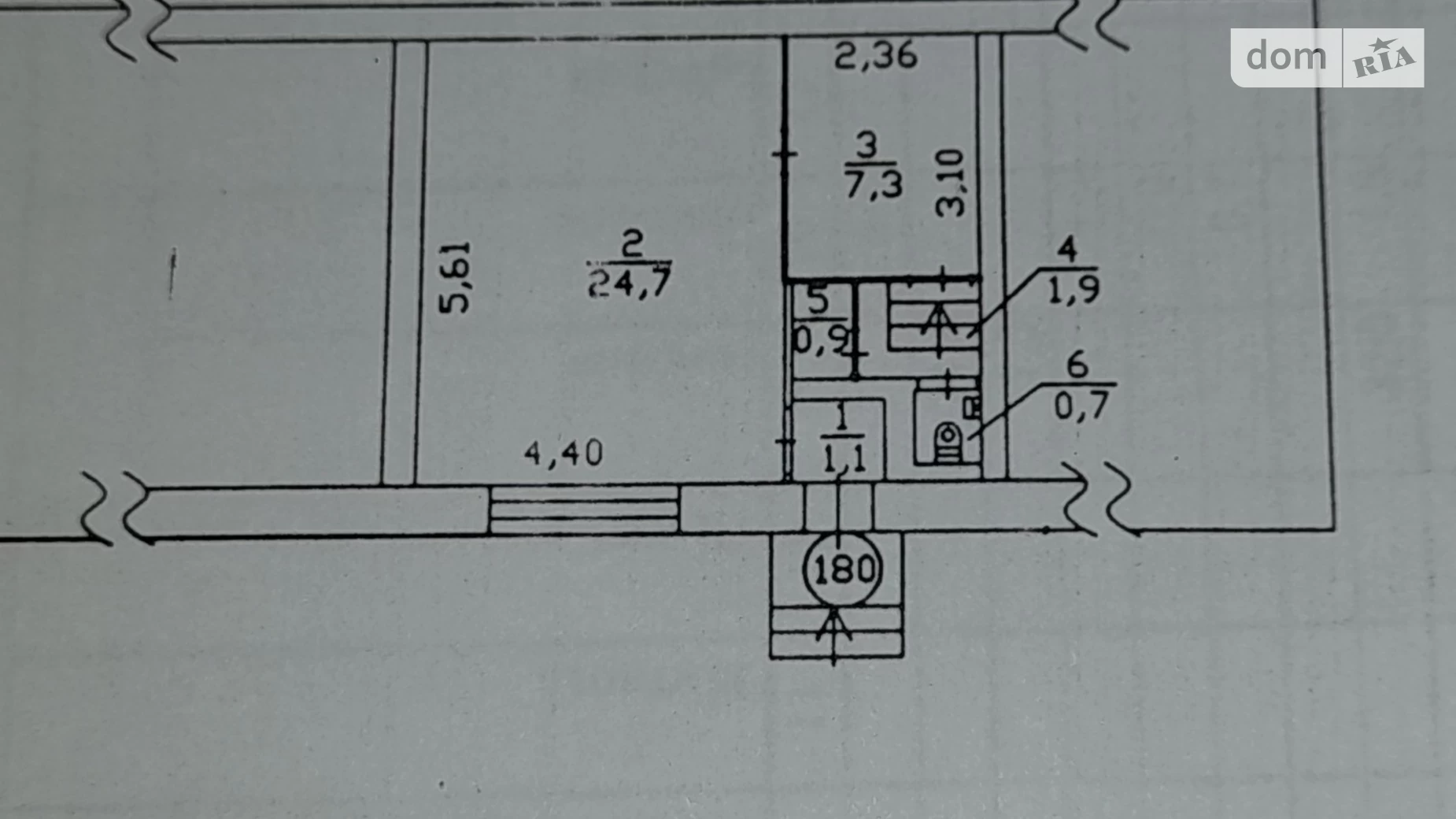 Продається приміщення вільного призначення 37.3 кв. м в 9-поверховій будівлі, цена: 45000 $ - фото 5