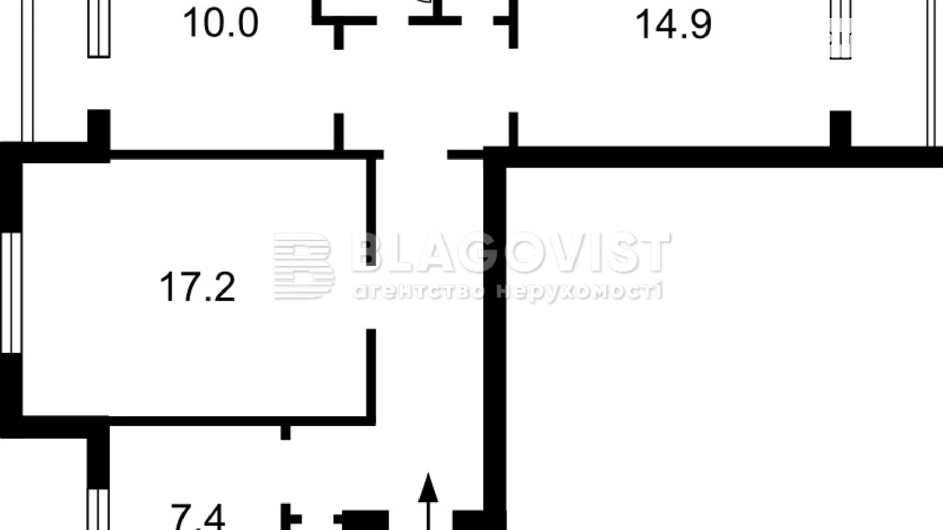 Продается 3-комнатная квартира 69.6 кв. м в Киеве, ул. Оноре де Бальзака, 92 - фото 2