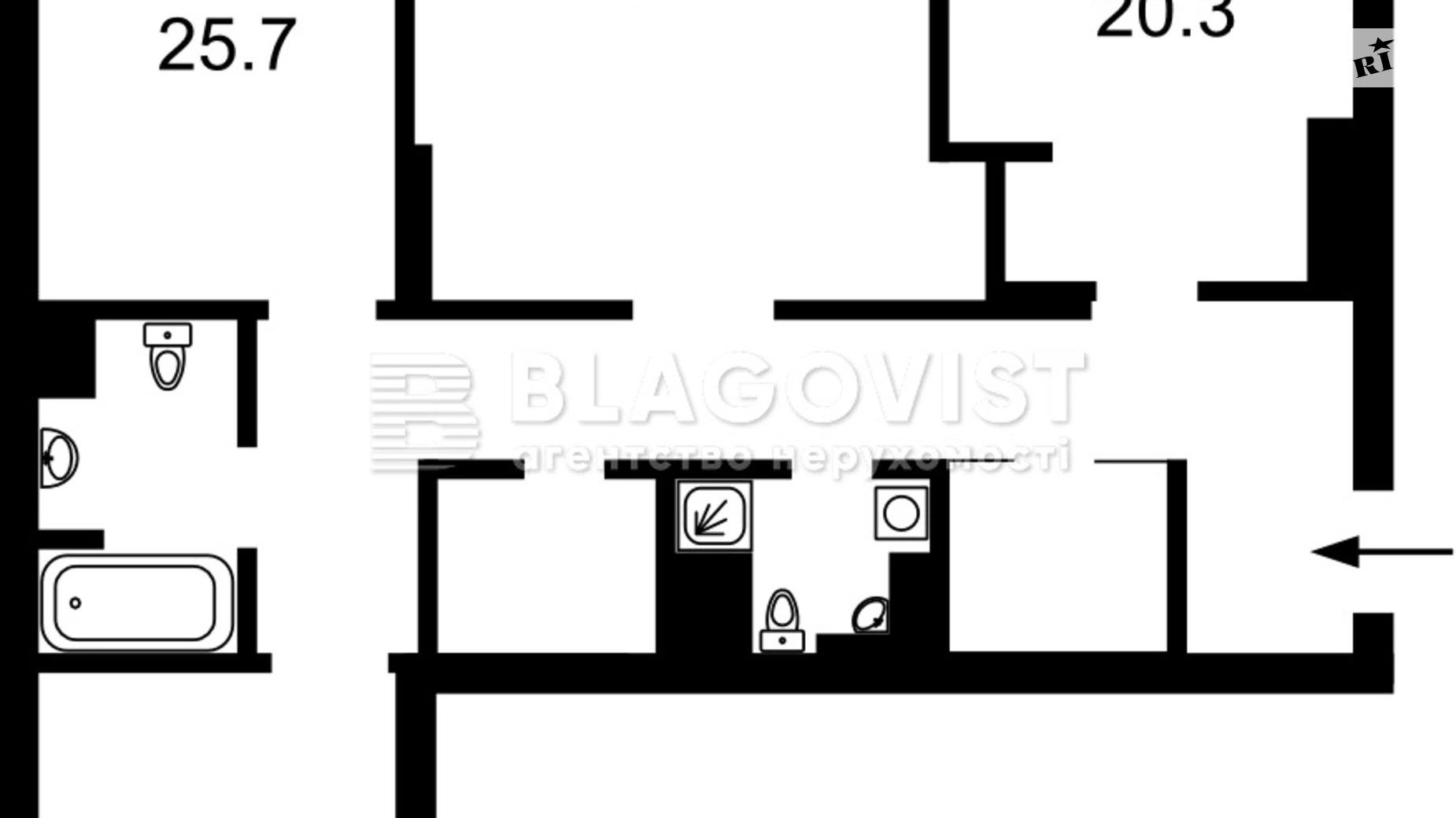 Продается 3-комнатная квартира 1434 кв. м в Киеве, ул. Коновальца Евгения, 32Б - фото 3