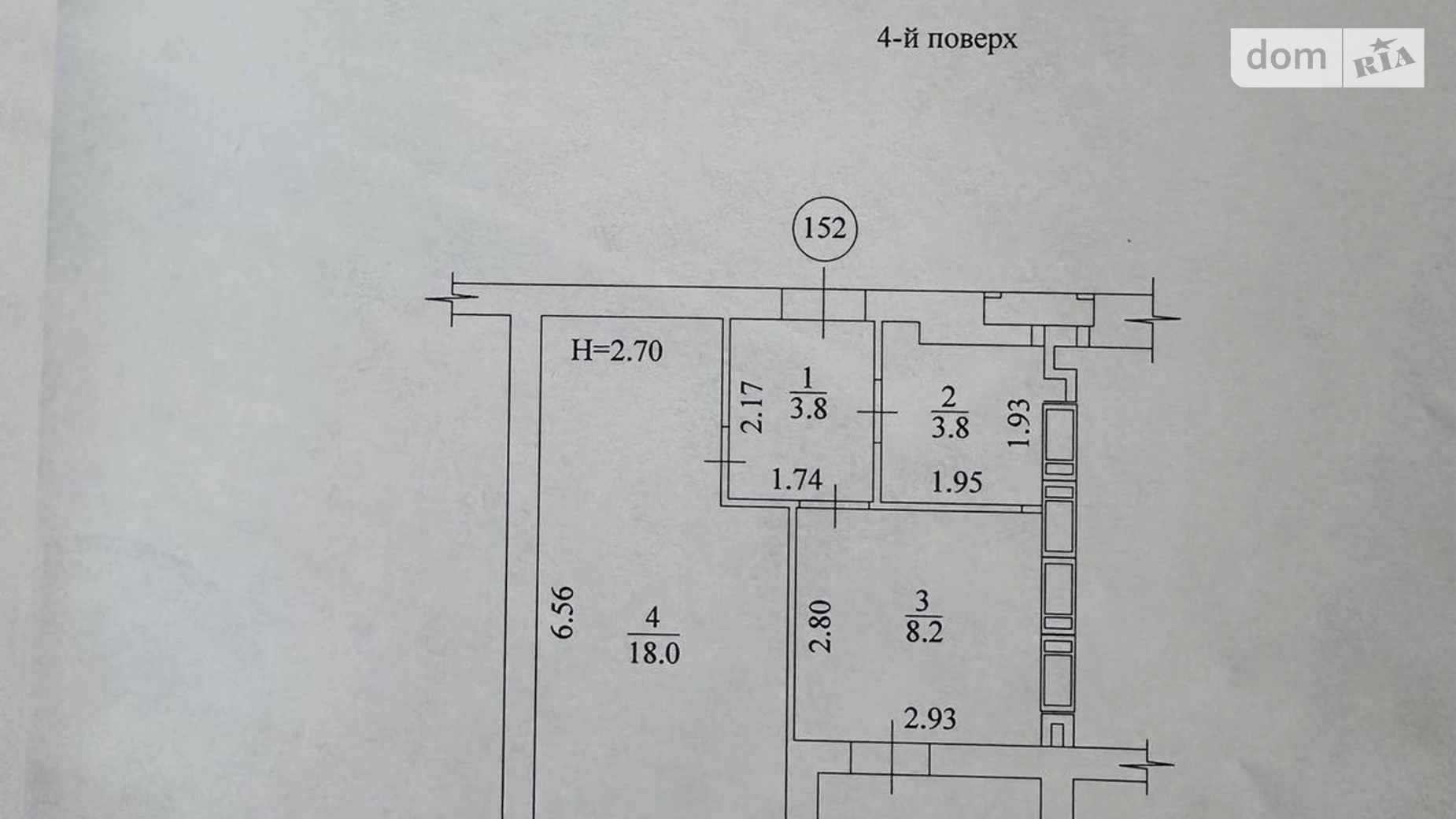 Продається 1-кімнатна квартира 37 кв. м у Харкові, вул. Шевченка