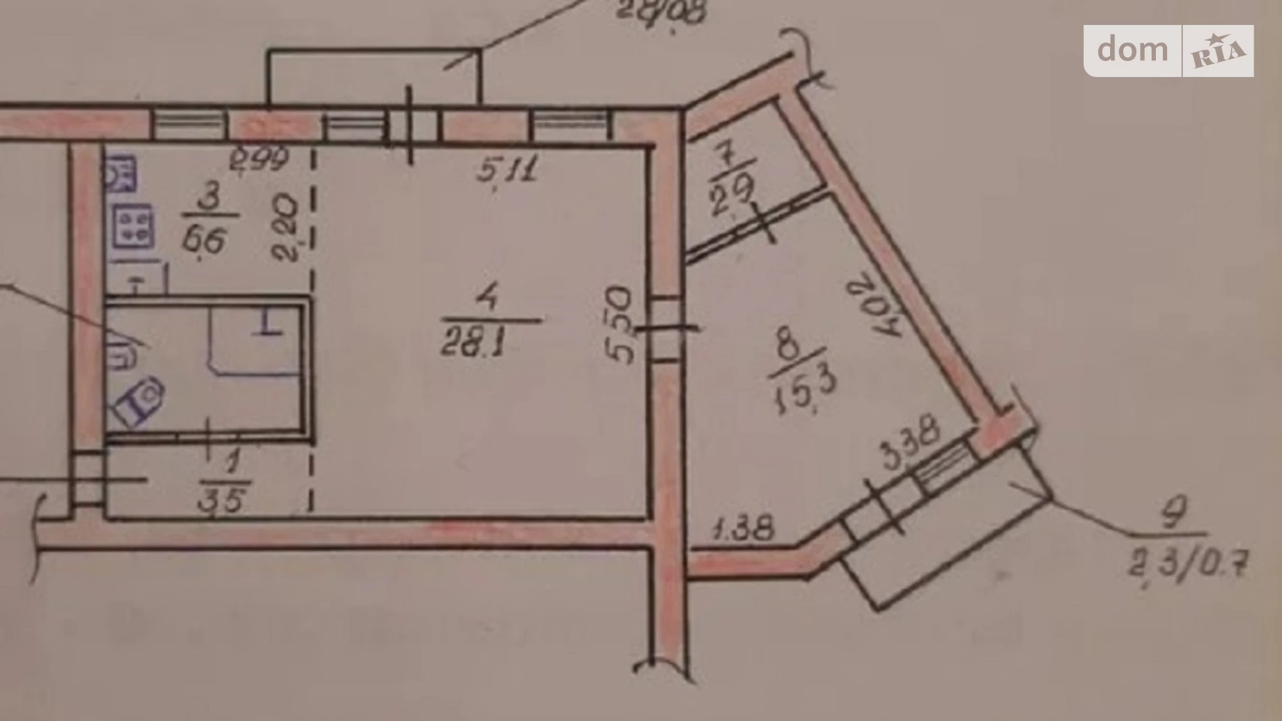 Продається 2-кімнатна квартира 64 кв. м у Миколаєві, просп. Центральний