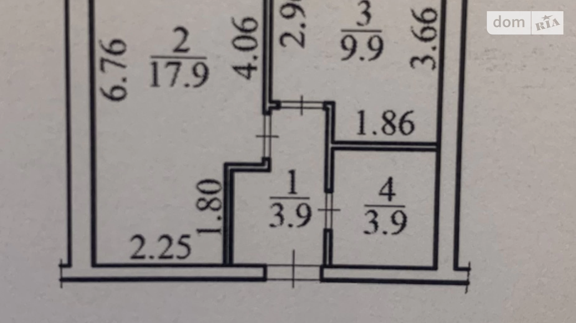 Продается 1-комнатная квартира 35.6 кв. м в Киеве, ул. Грушева - фото 2