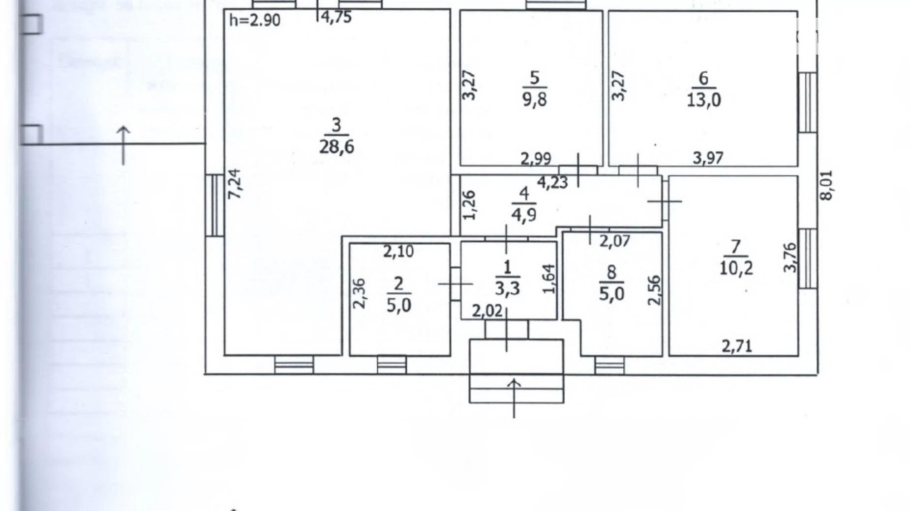 Продается одноэтажный дом 100 кв. м с гаражом, цена: 65000 $ - фото 2