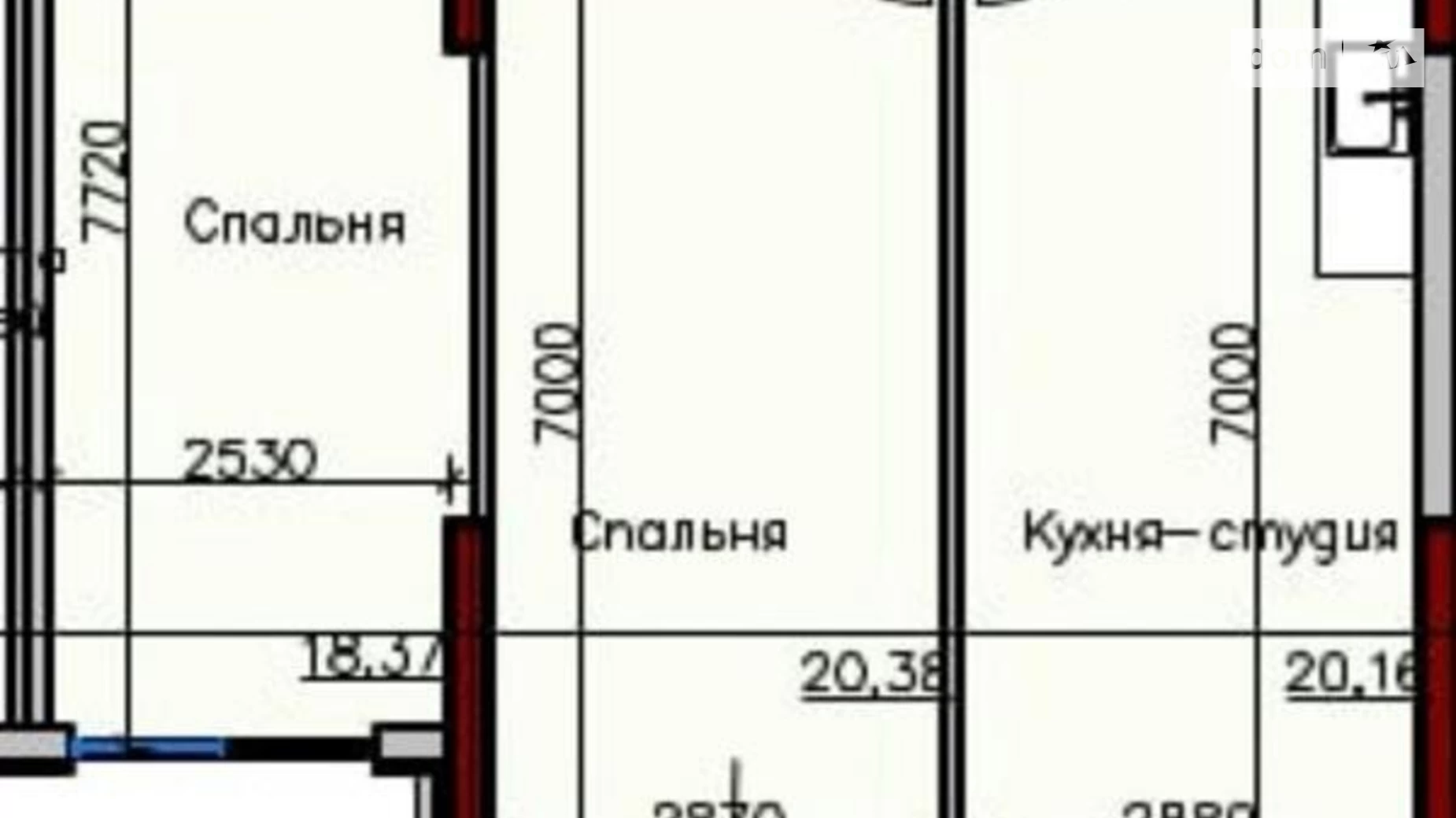 Продается 2-комнатная квартира 71 кв. м в Одессе, ул. Дмитрия Донского, 59 корпус 5 - фото 5