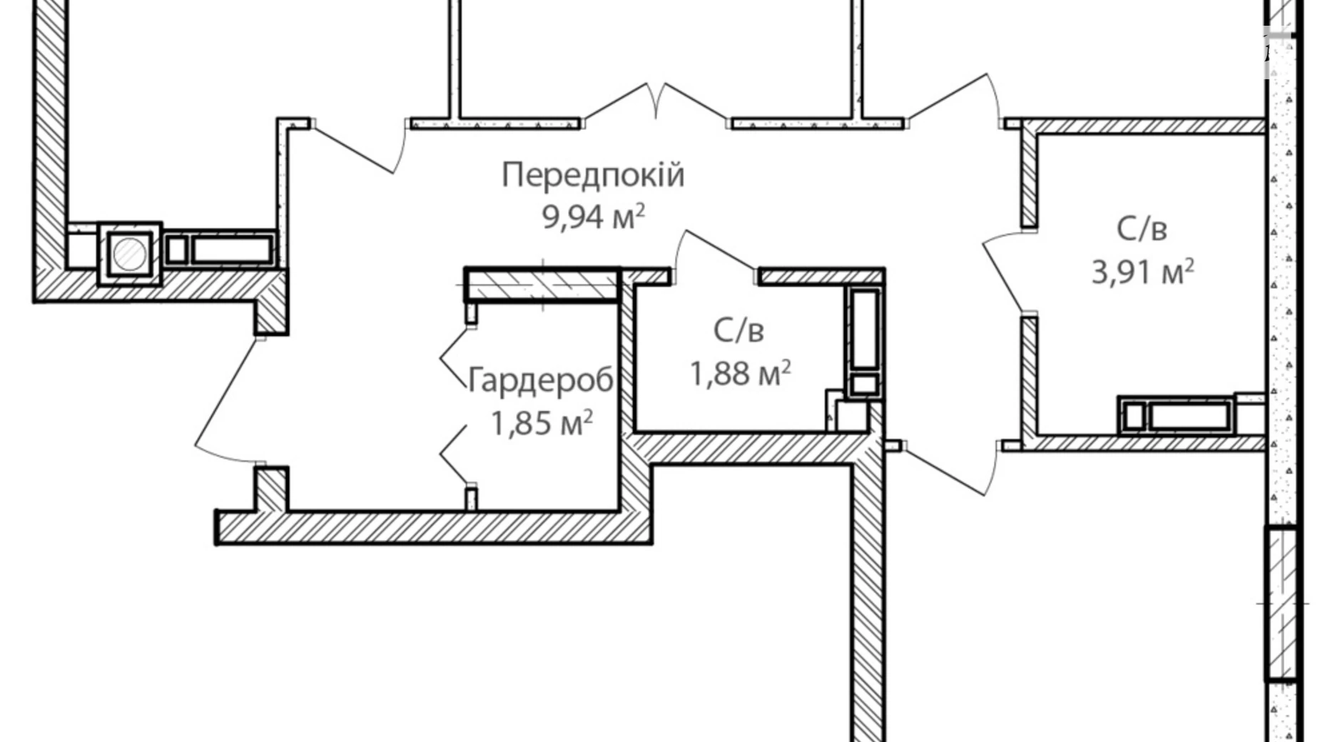 Продается 3-комнатная квартира 91 кв. м в Буче, ул. Бориса Гмыри, 11/7