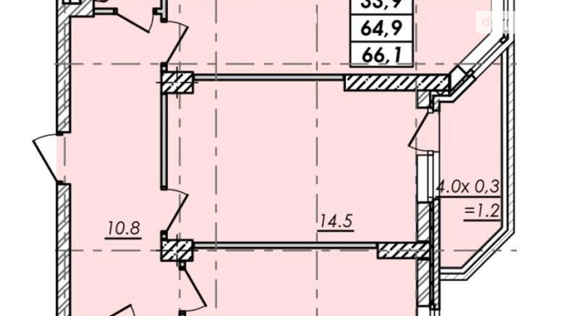 Продается 2-комнатная квартира 66 кв. м в Одессе, Овидиопольская дор., 3/1 корпус 8