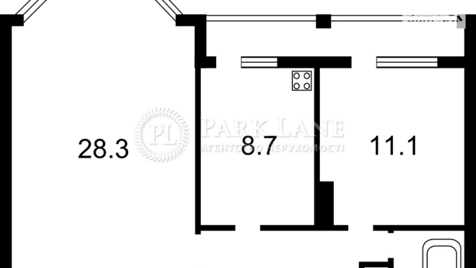 Продается 2-комнатная квартира 64 кв. м в Киеве, ул. Хмельницкая, 10