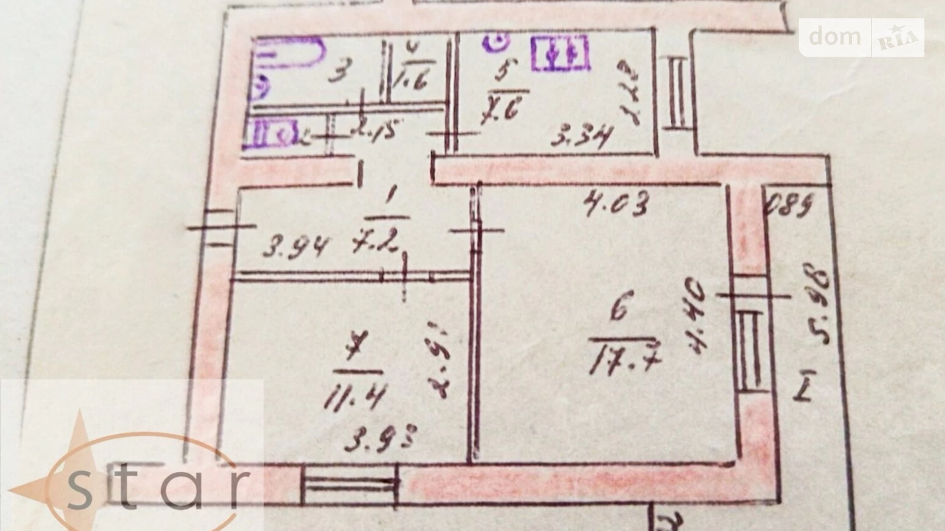 Продається 2-кімнатна квартира 52 кв. м у Чернігові, просп. Левка Лук'яненка(Рокоссовського), 16А