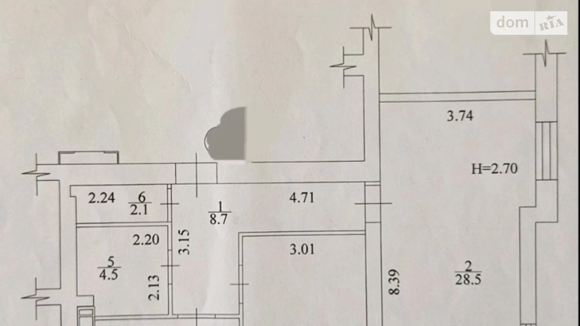 Продається 3-кімнатна квартира 74 кв. м у Харкові, вул. Заливна, 2 - фото 4