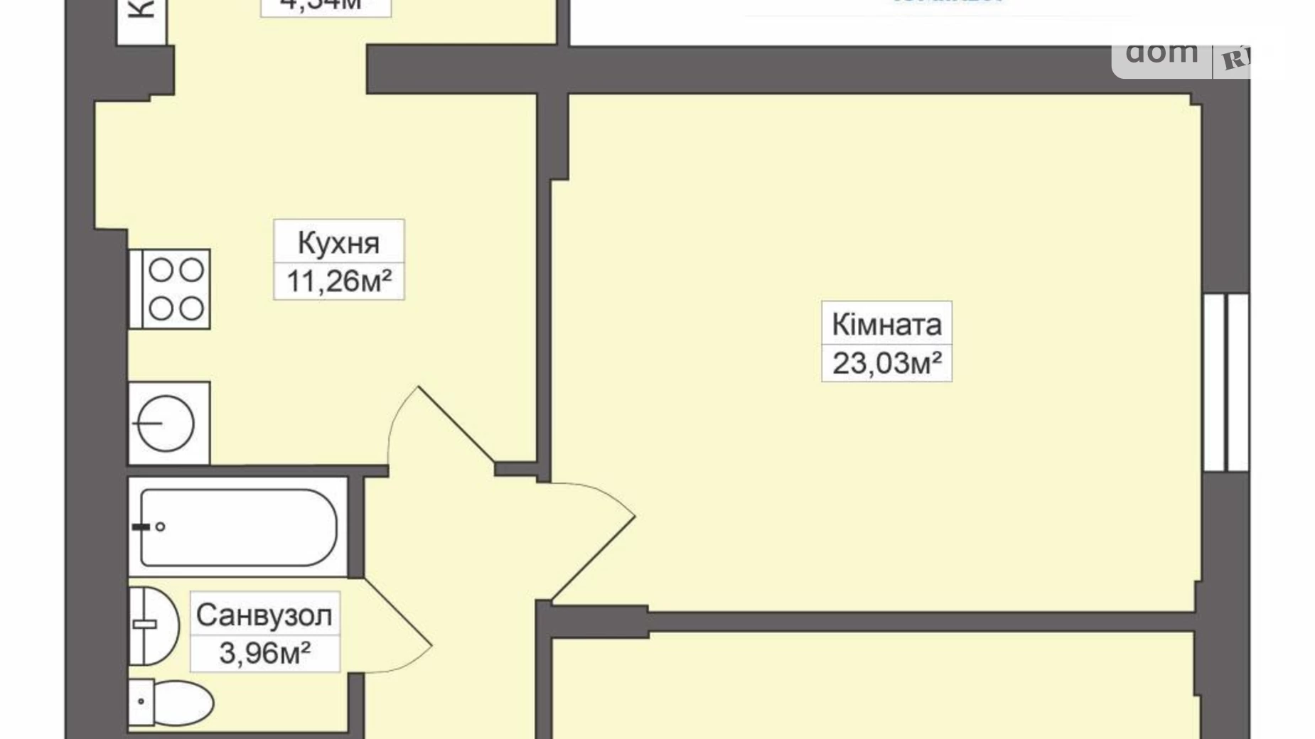Продается 2-комнатная квартира 70 кв. м в Хмельницком, ул. Пилотская - фото 3