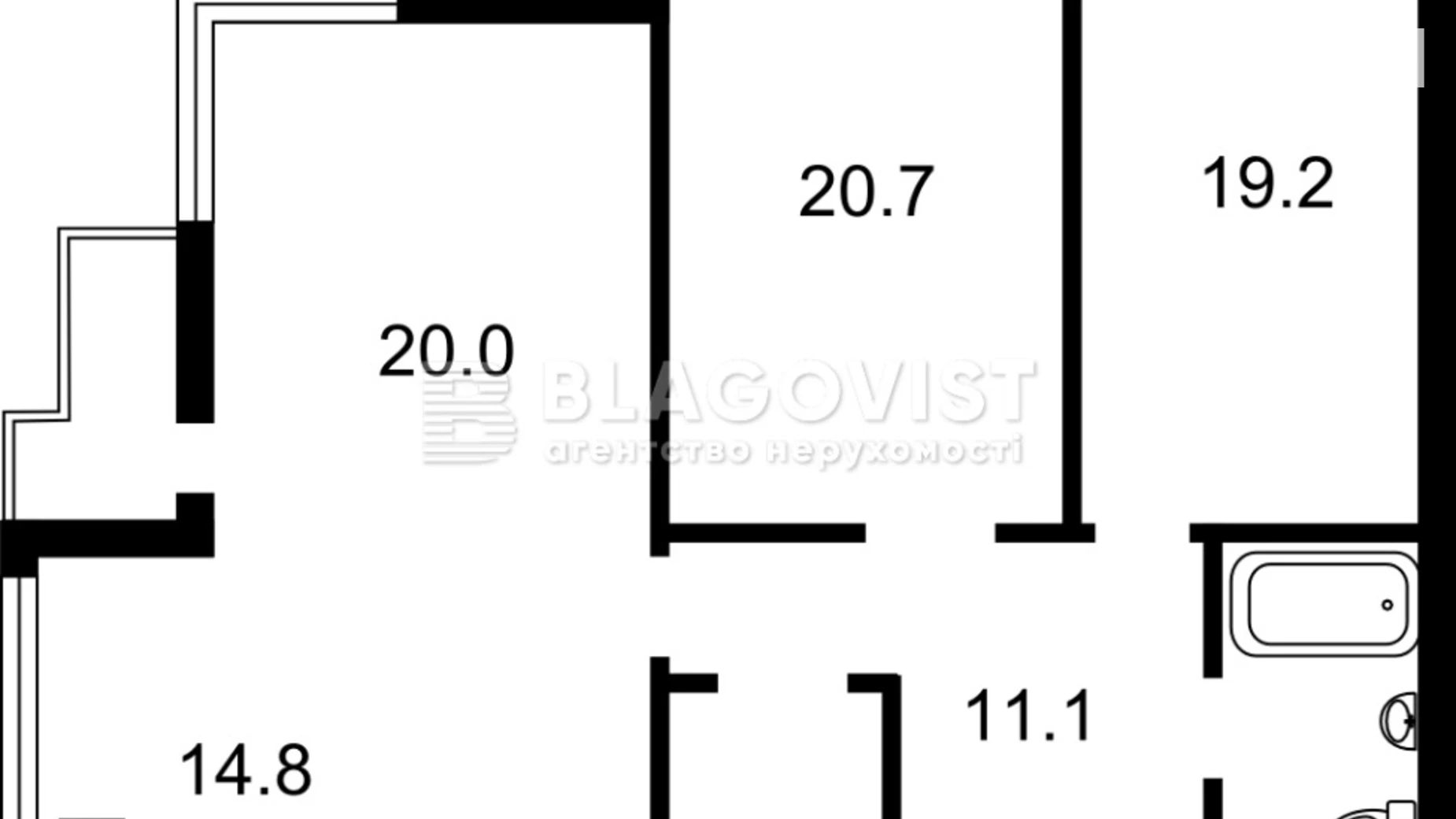 Продается 3-комнатная квартира 92.9 кв. м в Киеве, ул. Белорусская, 3 - фото 2