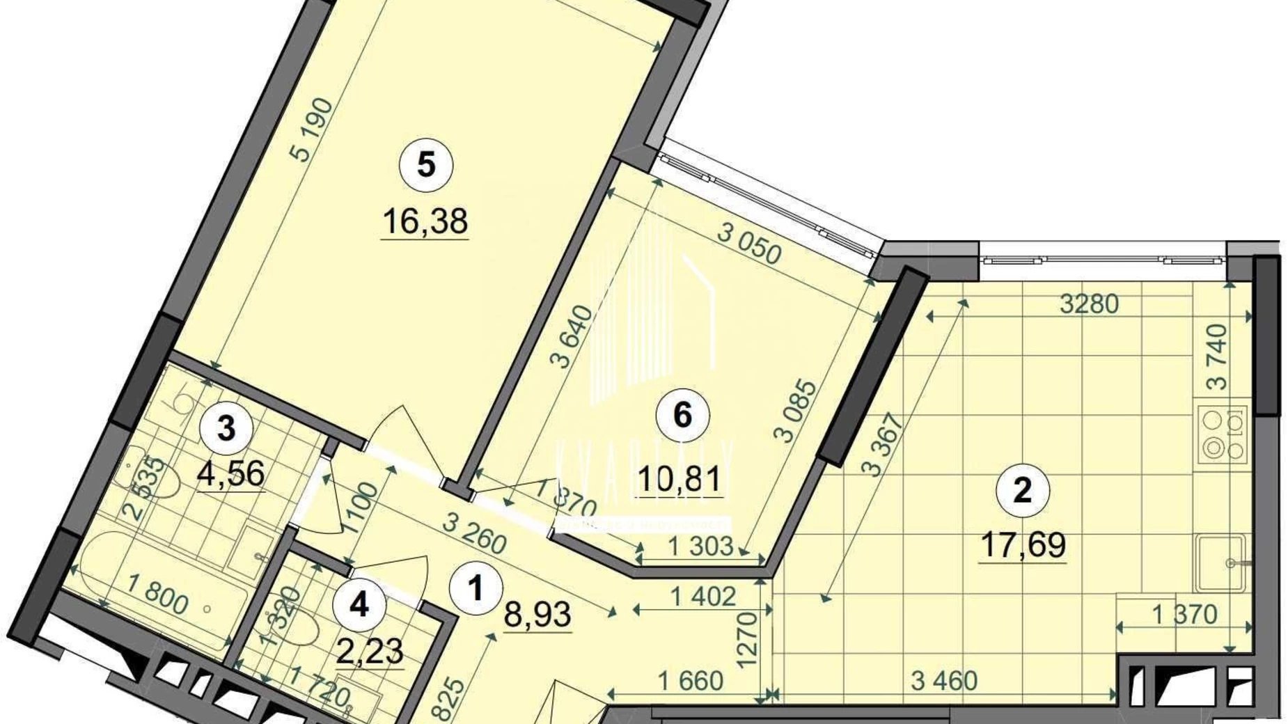 Продается 2-комнатная квартира 63 кв. м в Киеве, ул. Виктора Некрасова(Северо-Сырецкая), 8