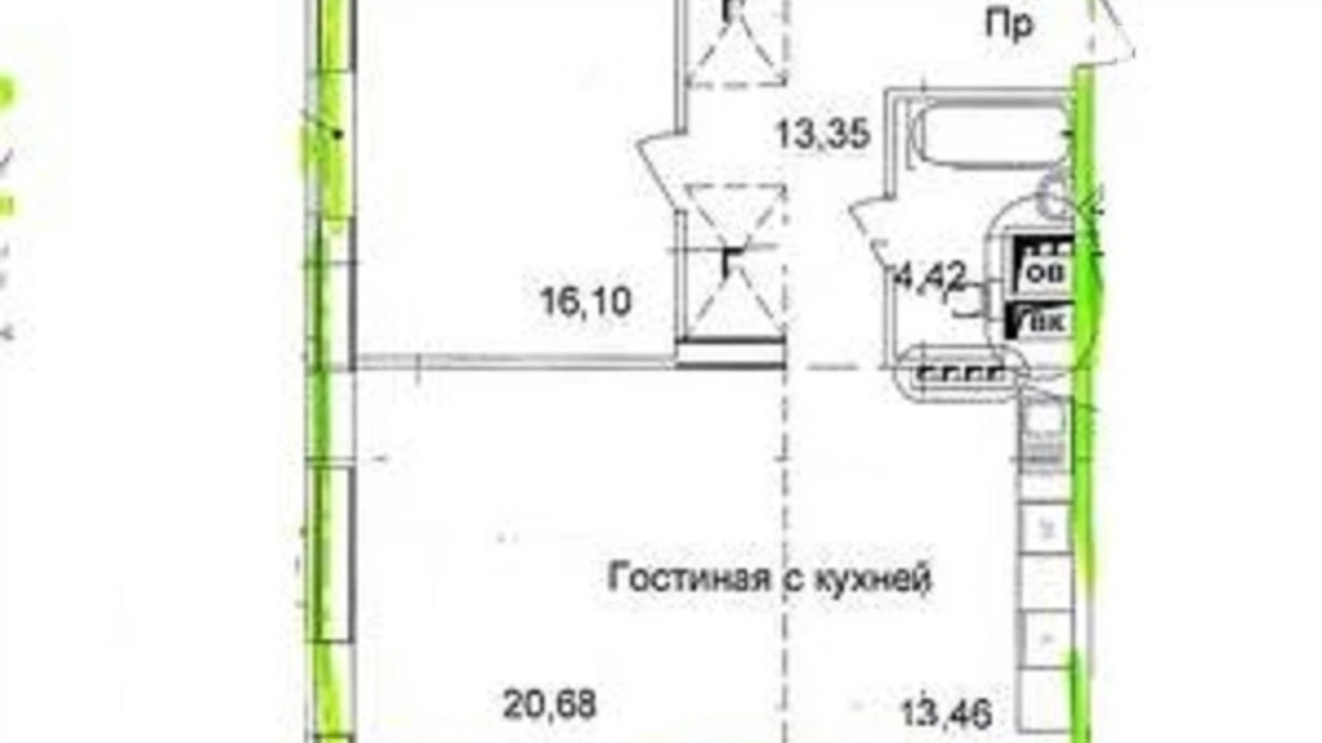 Продается 2-комнатная квартира 69 кв. м в Одессе, ул. Отрадная, 15 - фото 5