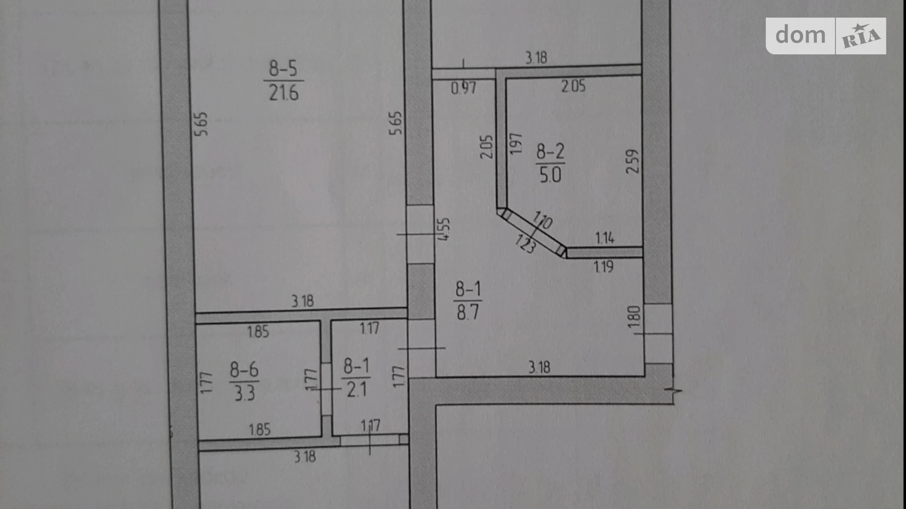 Продается 2-комнатная квартира 67.72 кв. м в Ужгороде, вул. Еньковская, 23