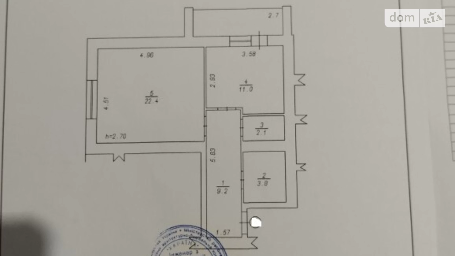 Продається 1-кімнатна квартира 51.2 кв. м у Хмельницькому, вул. Озерна, 6/2Б - фото 4