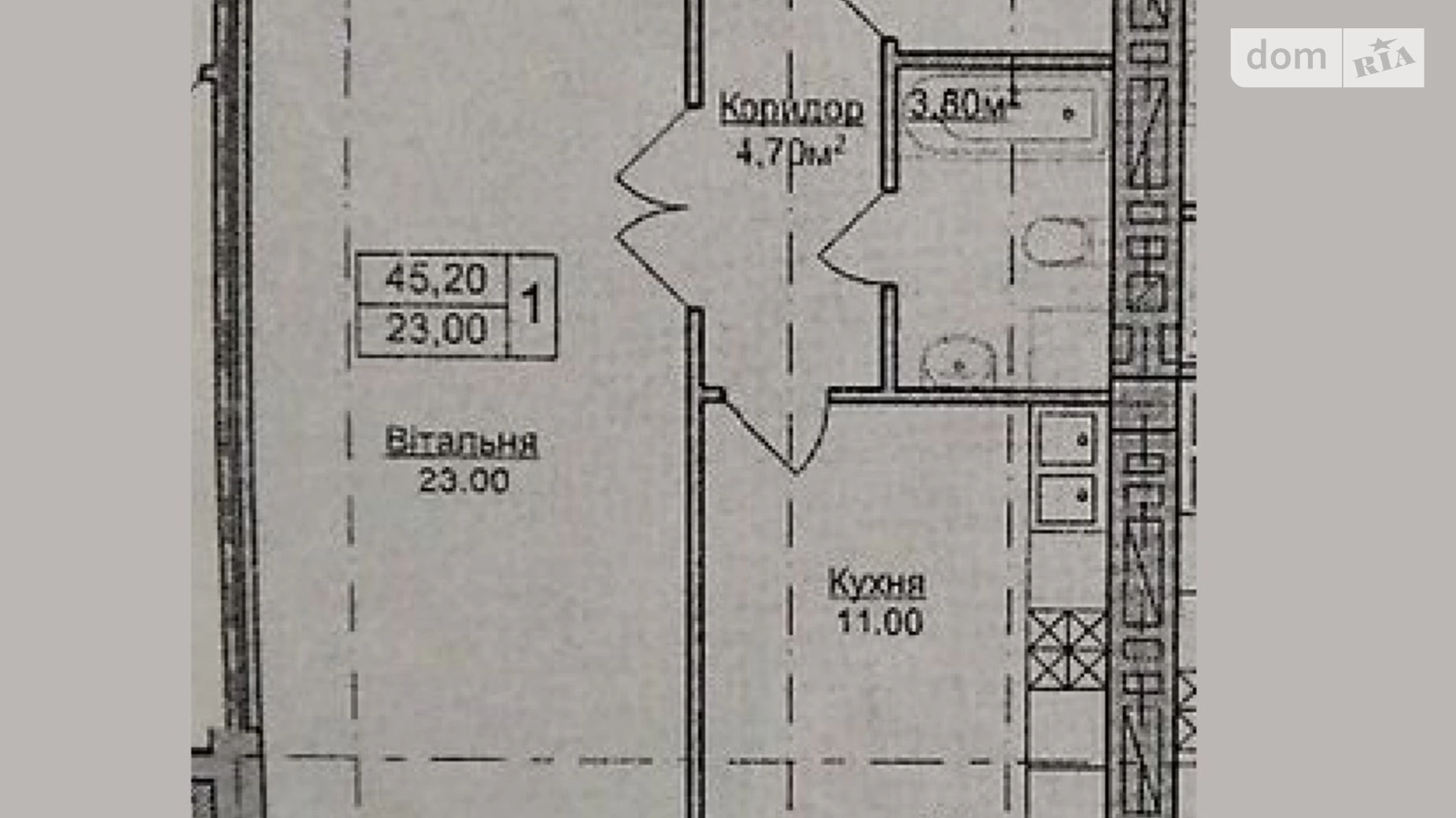 Продається 1-кімнатна квартира 45 кв. м у Львові, вул. Зелена, 115Д - фото 2