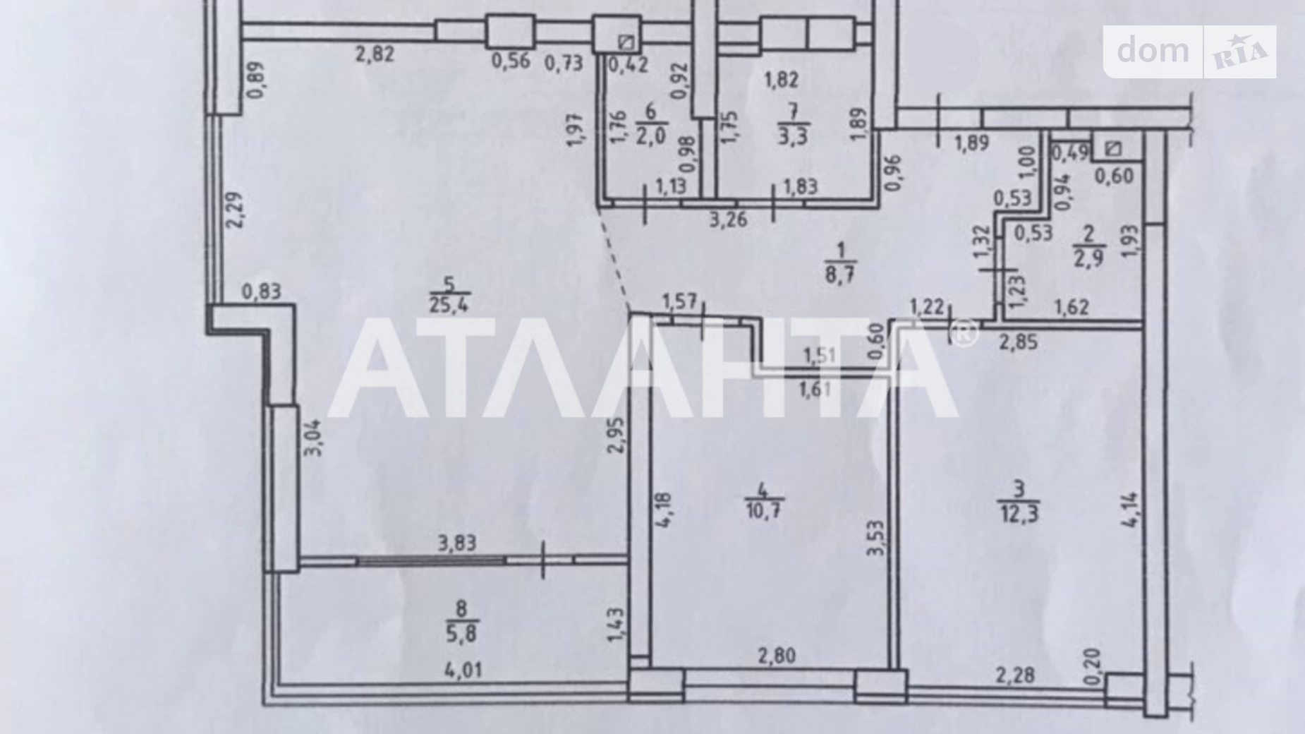 Продается 2-комнатная квартира 71.1 кв. м в Одессе, ул. Академика Филатова, 2 корпус 1 - фото 2