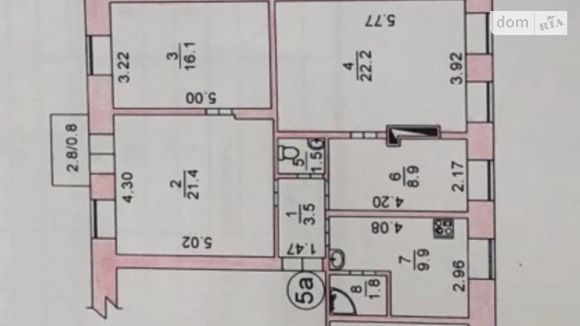 Продается 4-комнатная квартира 82 кв. м в Николаеве, ул. Адмиральская - фото 12