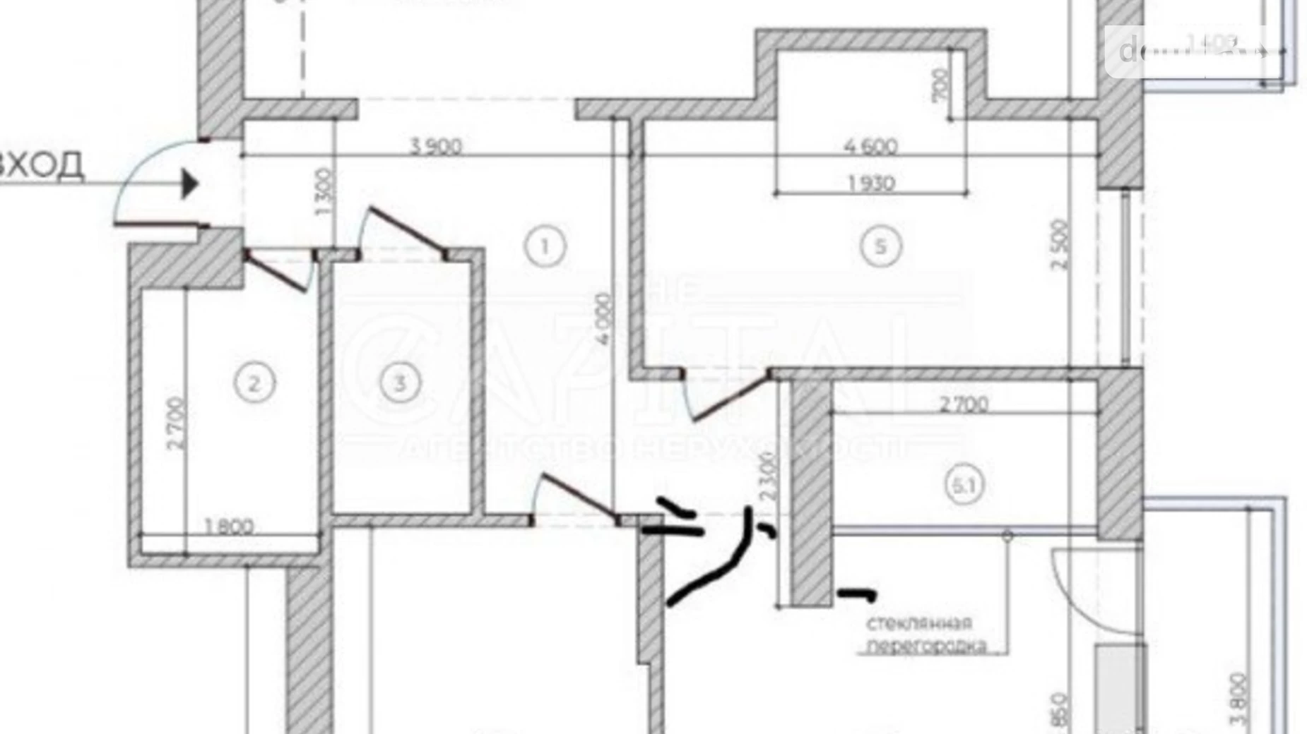 Продается 3-комнатная квартира 119 кв. м в Киеве, ул. Предславинская, 42