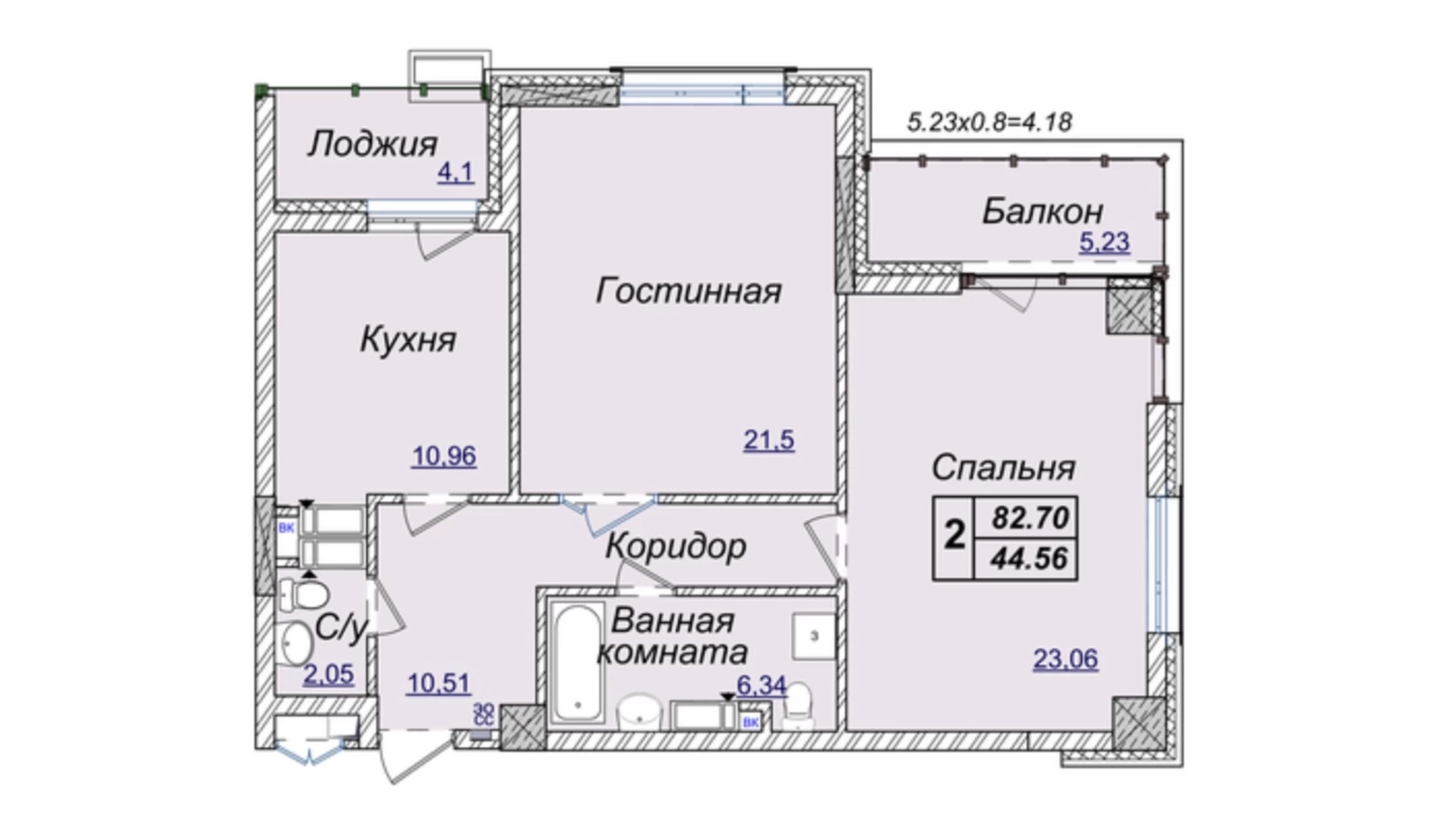 Продається офіс 82.7 кв. м в бізнес-центрі, цена: 256370 $ - фото 4