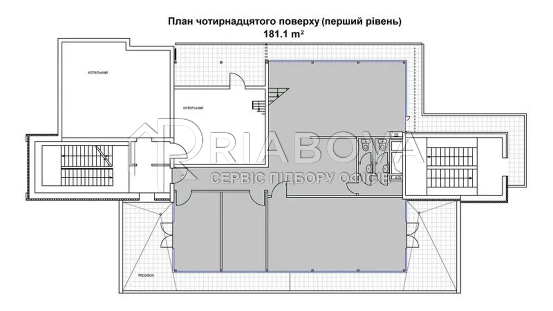 Здається в оренду офіс 294.1 кв. м в бізнес-центрі, цена: 4411 $ - фото 4