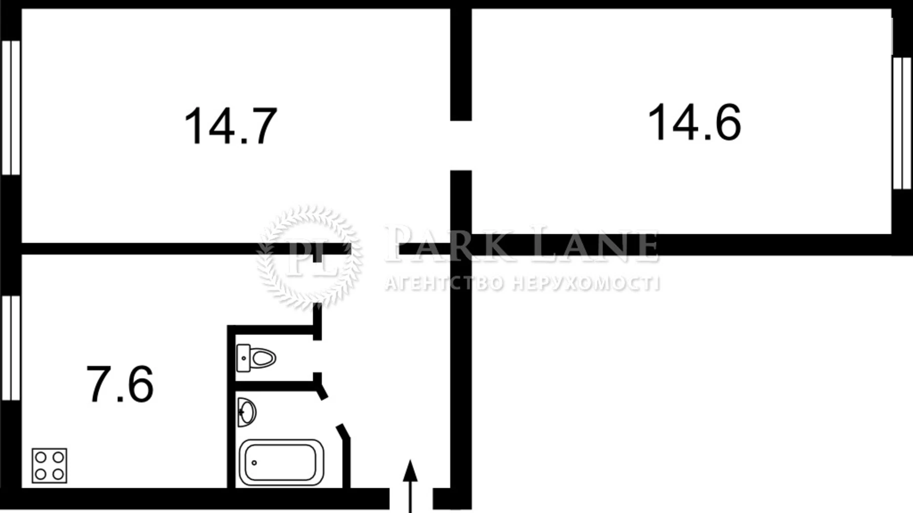 Продается 2-комнатная квартира 44 кв. м в Киеве, ул. Семьи Глаголевых(Академика Грекова), 3 - фото 3