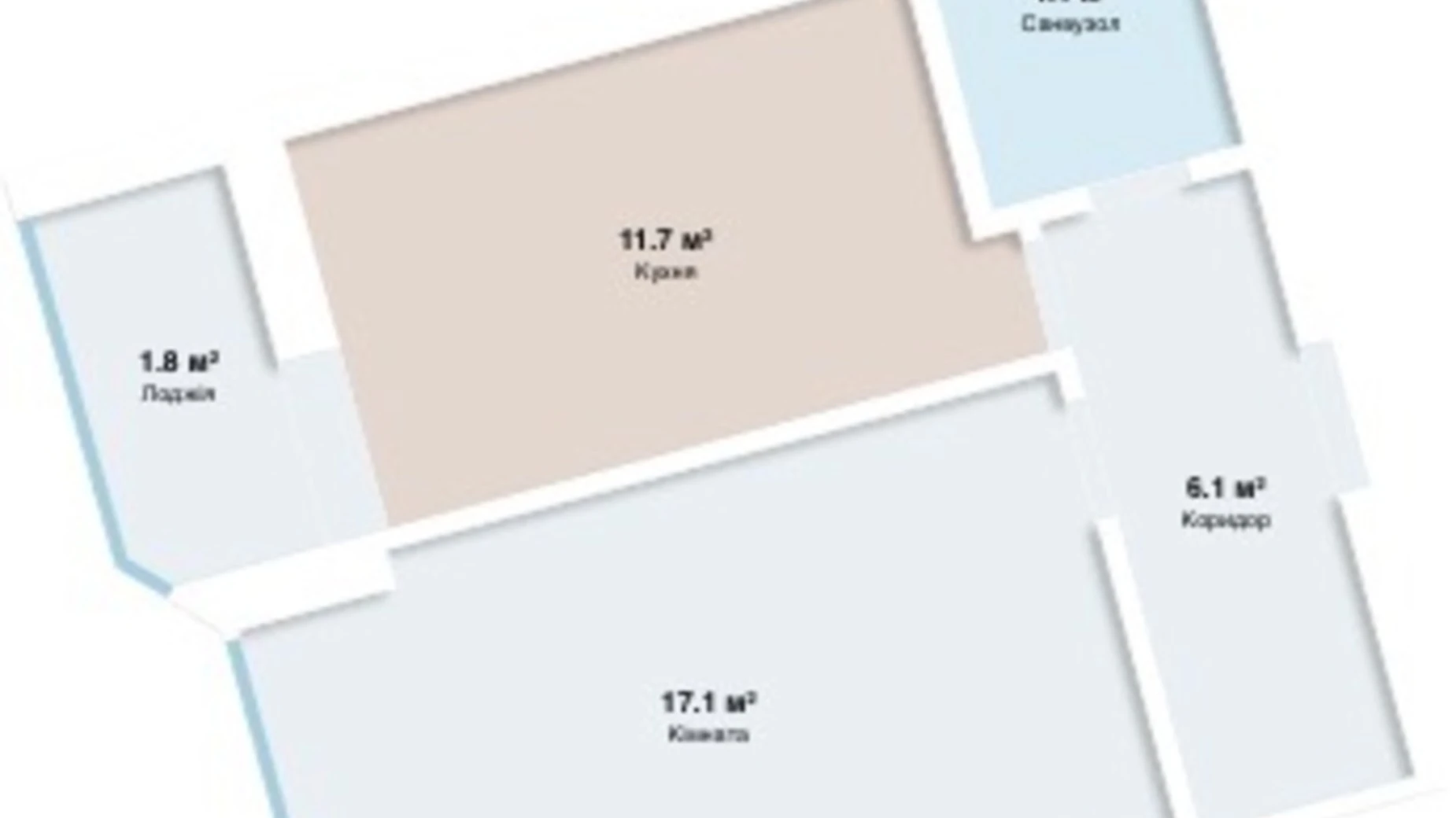 Продается 1-комнатная квартира 43 кв. м в Ирпене, ул. Университетская(Карла Маркса), 1В - фото 3