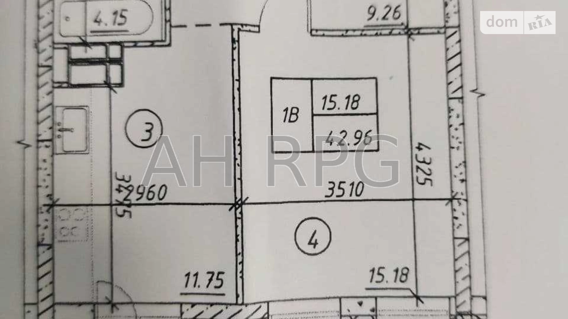 Продается 1-комнатная квартира 43 кв. м в Киеве, пер. Балтийский, 3А - фото 2