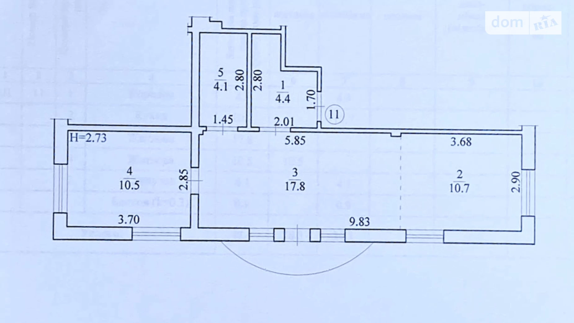 Продается 2-комнатная квартира 48.4 кв. м в Киеве, ул. Зеленая, 85