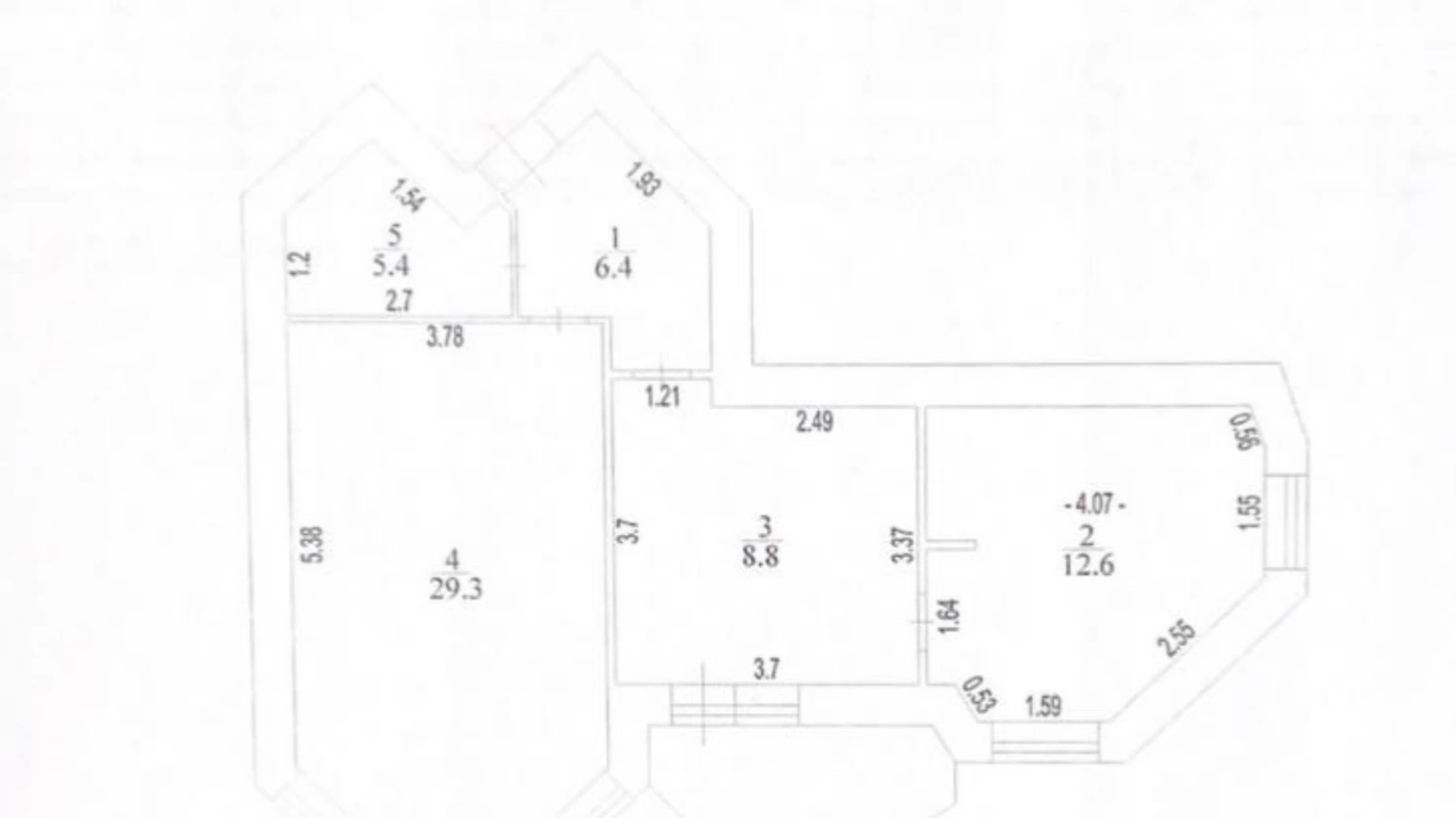 Продається 2-кімнатна квартира 63.8 кв. м у Ірпені, вул. Західна, 14 - фото 2