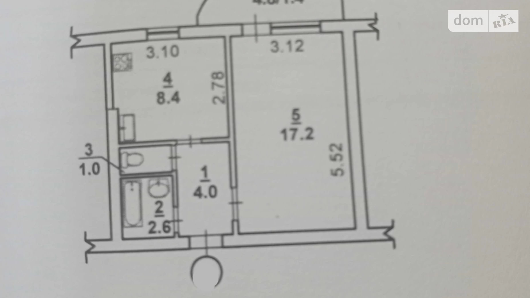 Продается 1-комнатная квартира 34.6 кв. м в Николаеве, ул. Лазурная - фото 5