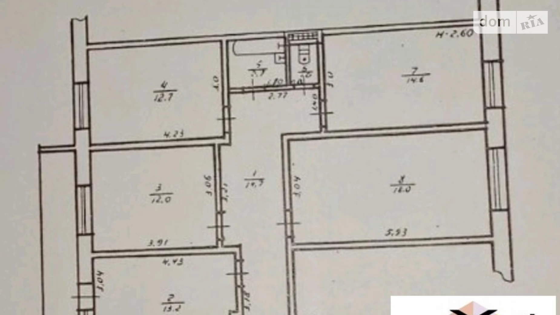 Продается 4-комнатная квартира 86 кв. м в Одессе, ул. Махачкалинская - фото 2