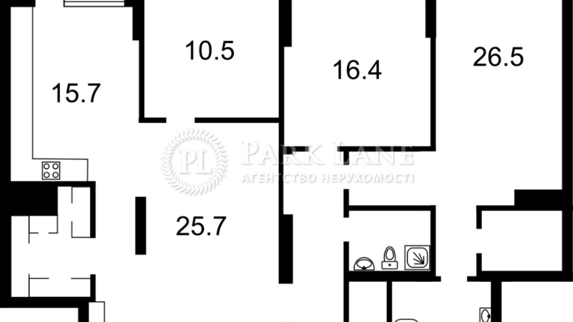 Продается 3-комнатная квартира 160 кв. м в Киеве, ул. Андрея Верхогляда(Драгомирова), 18А - фото 2