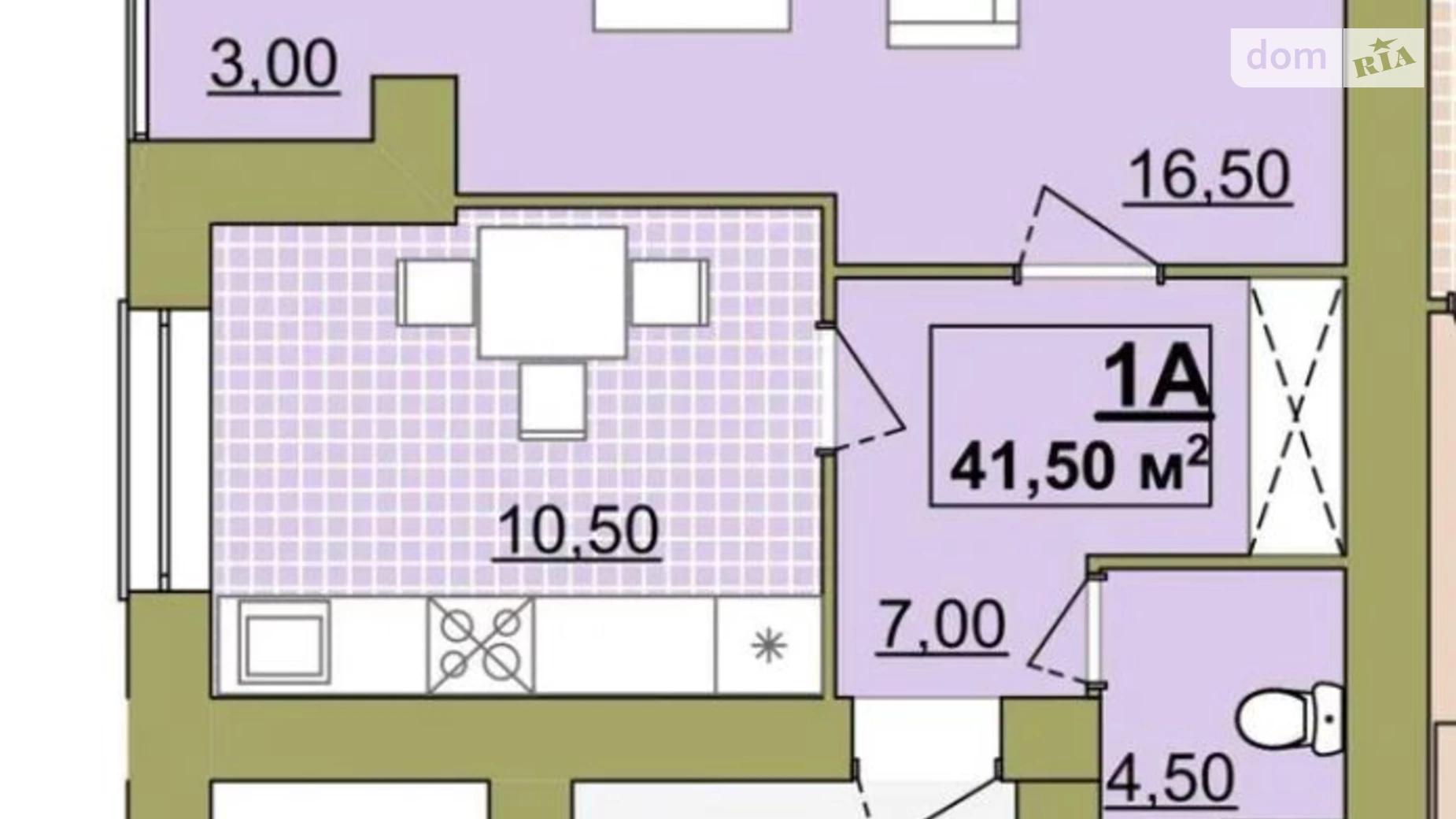 Продается 1-комнатная квартира 41.5 кв. м в Ивано-Франковске, ул. Высочана Семена, 19 - фото 2