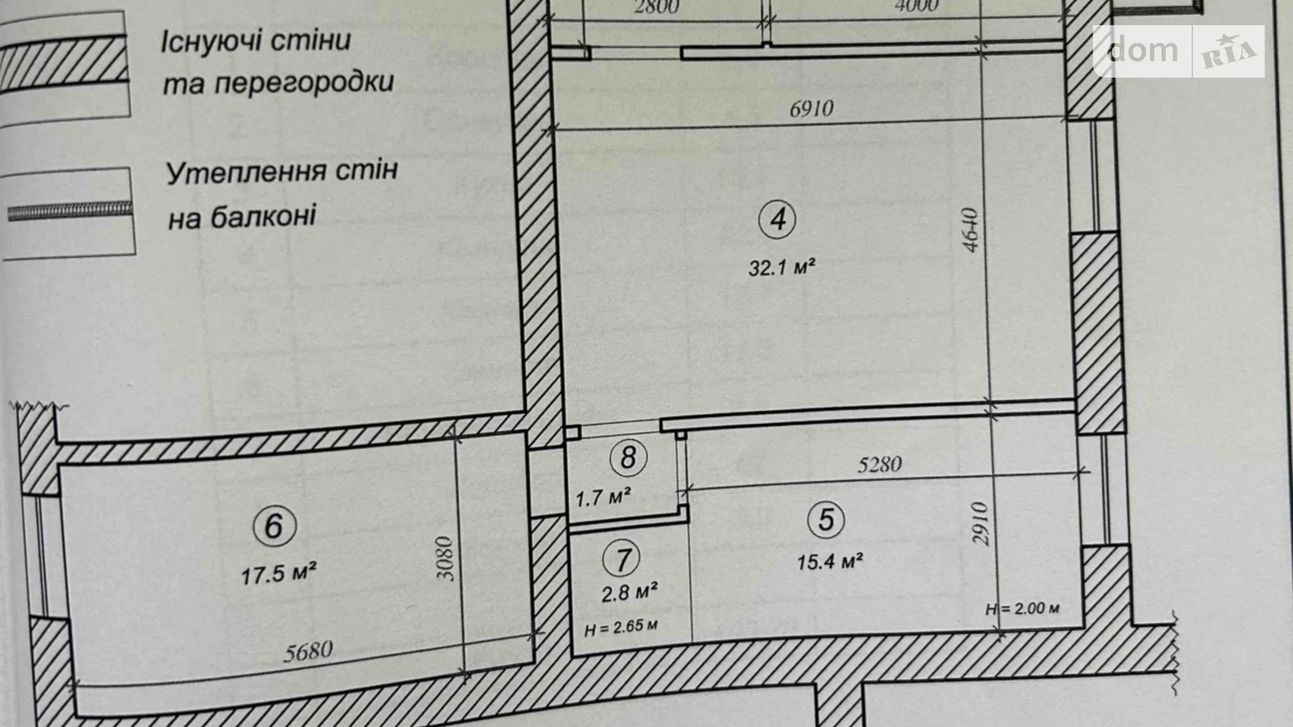 3-комнатная квартира 100.2 кв. м в Тернополе, ул. Глиняная, 16