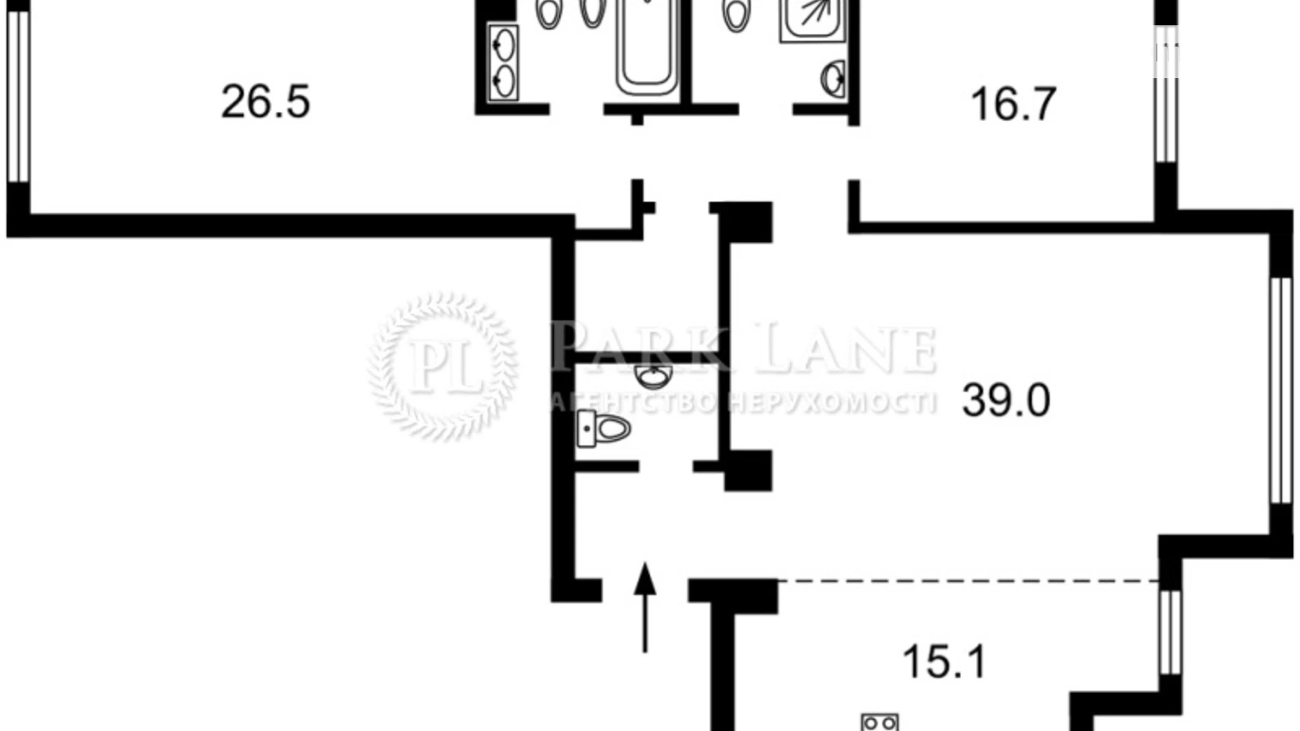 Продается 3-комнатная квартира 122 кв. м в Киеве, ул. Речная(Годовая), буд.№4 - фото 3