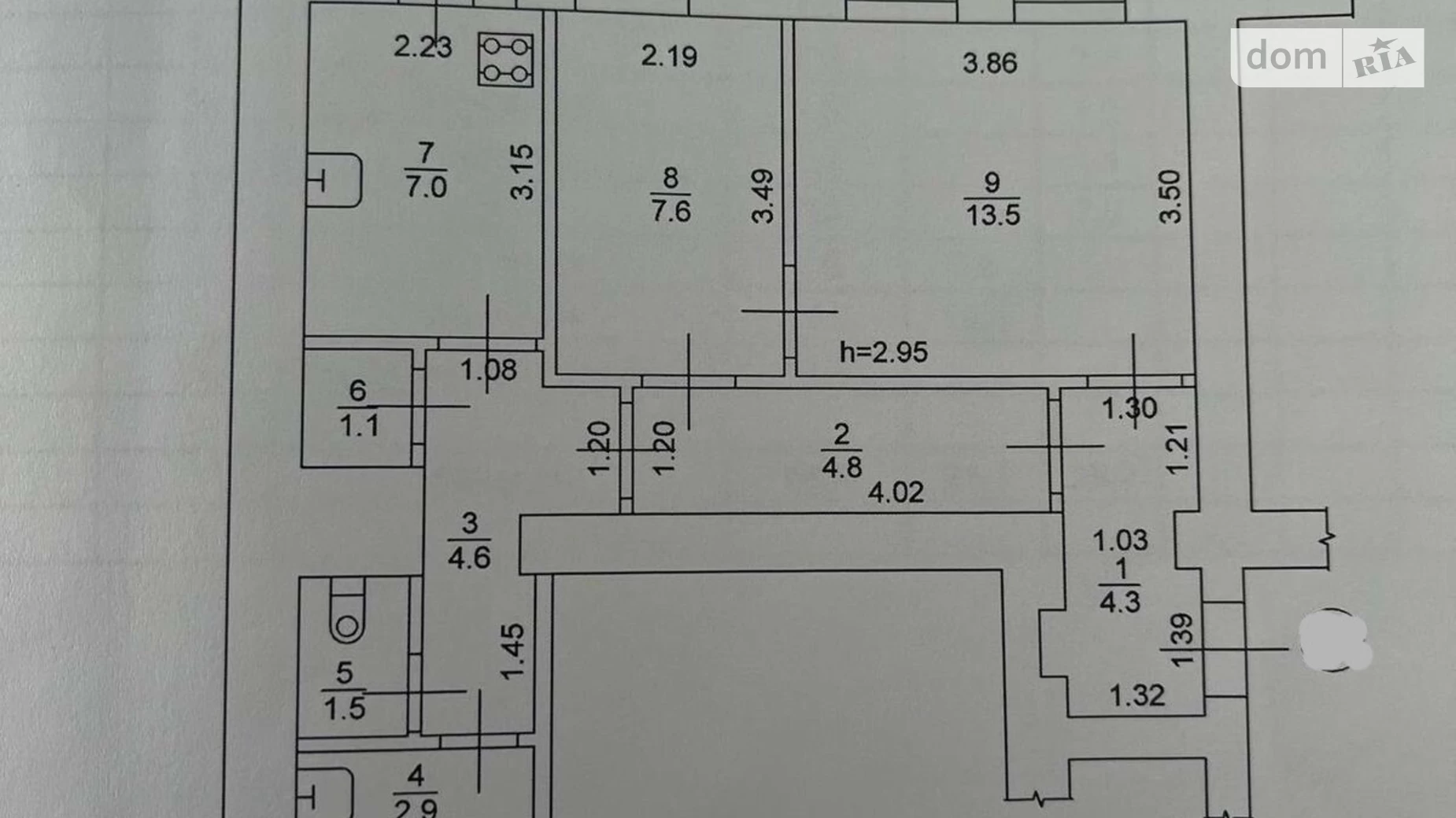 Продается 2-комнатная квартира 58.4 кв. м в Киеве, ул. Шота Руставели, 21 - фото 5