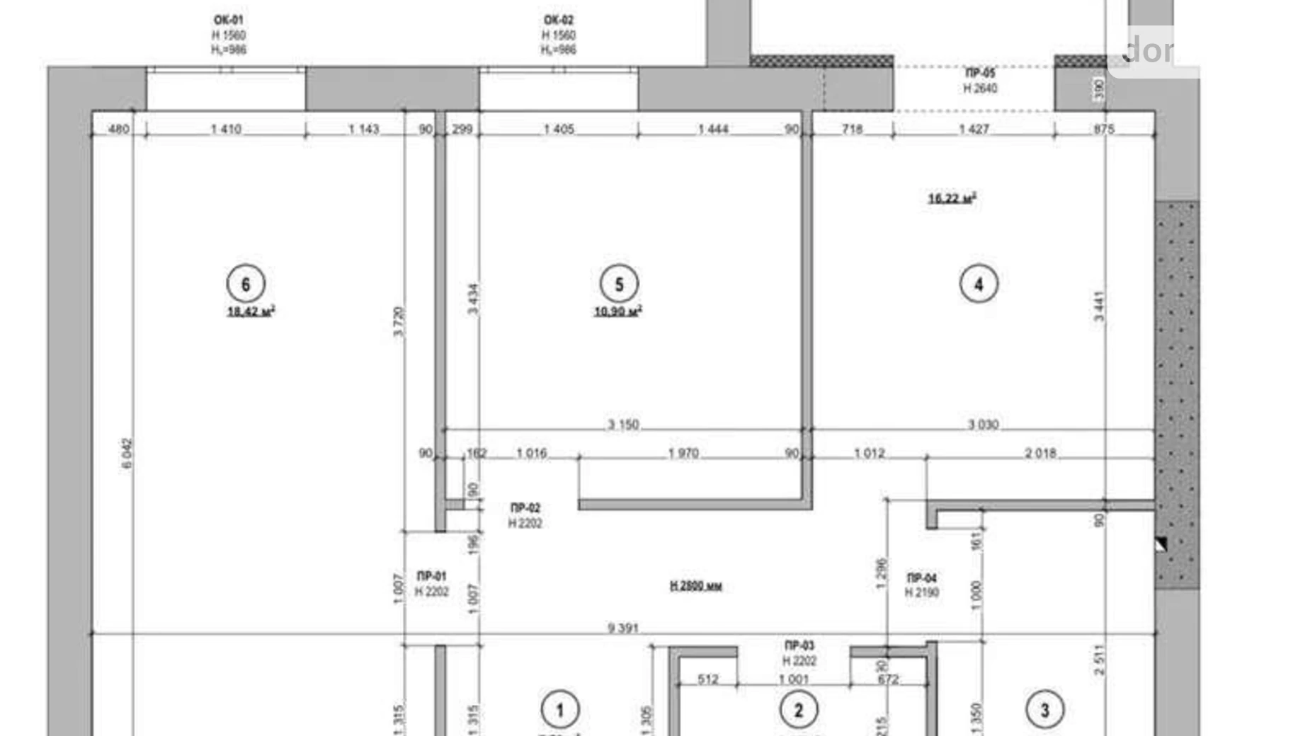 Продается 2-комнатная квартира 57 кв. м в Харькове, просп. Победы, 86 - фото 3