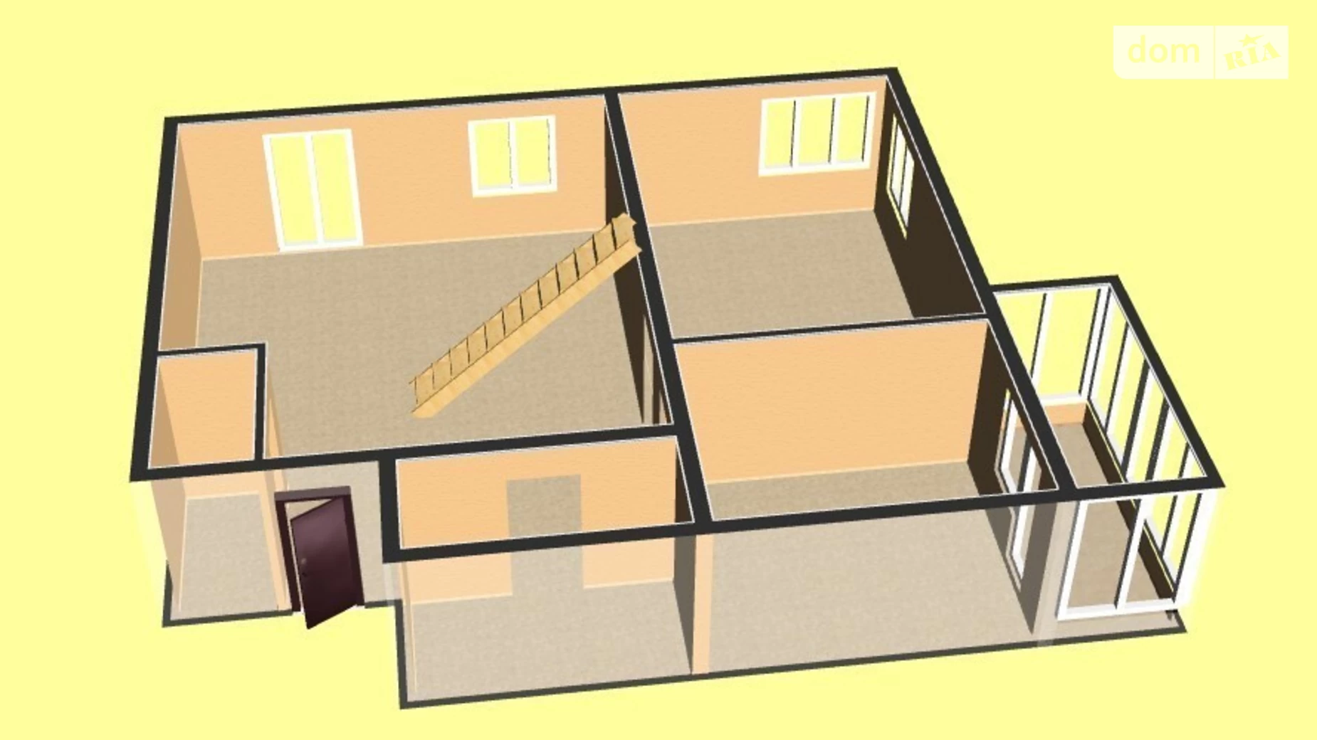 Продается 3-комнатная квартира 126 кв. м в Ивано-Франковске, ул. Национальной Гвардии - фото 3