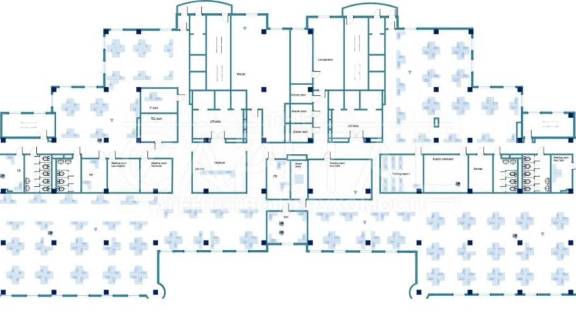 Здається в оренду офіс 2328 кв. м в бізнес-центрі, цена: 41904 $ - фото 5