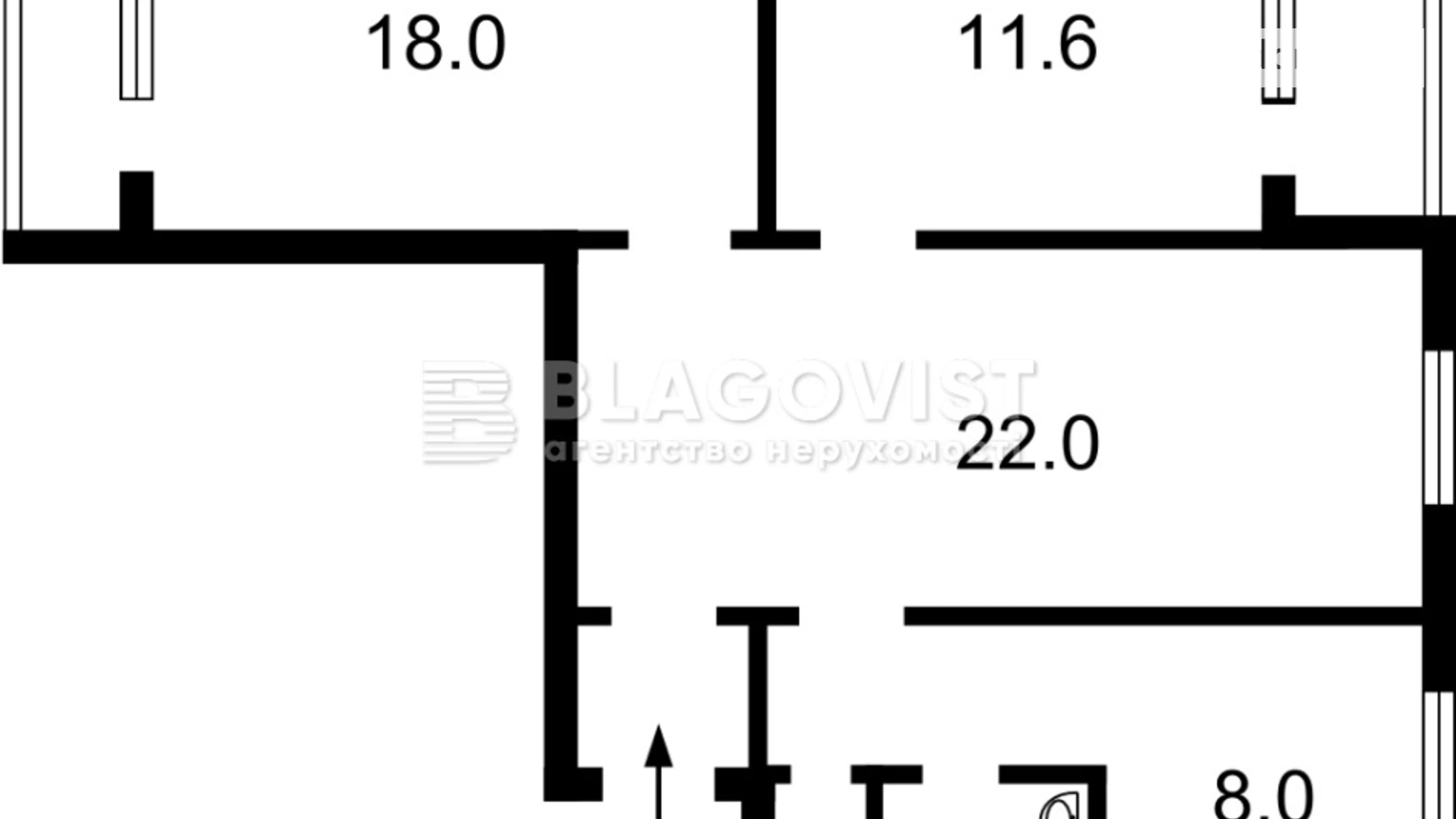 Продается 3-комнатная квартира 72 кв. м в Киеве, ул. Приозерная, 6А - фото 2