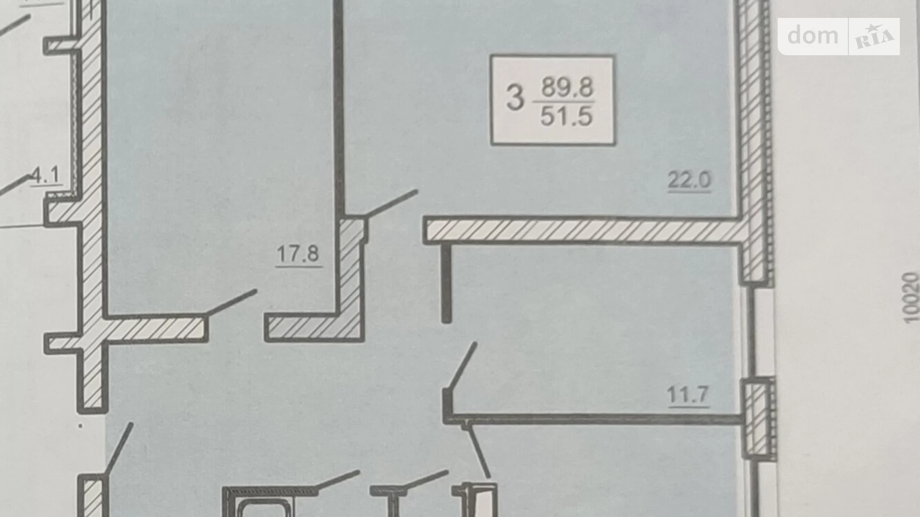 Продається 3-кімнатна квартира 89.8 кв. м у Харкові - фото 2