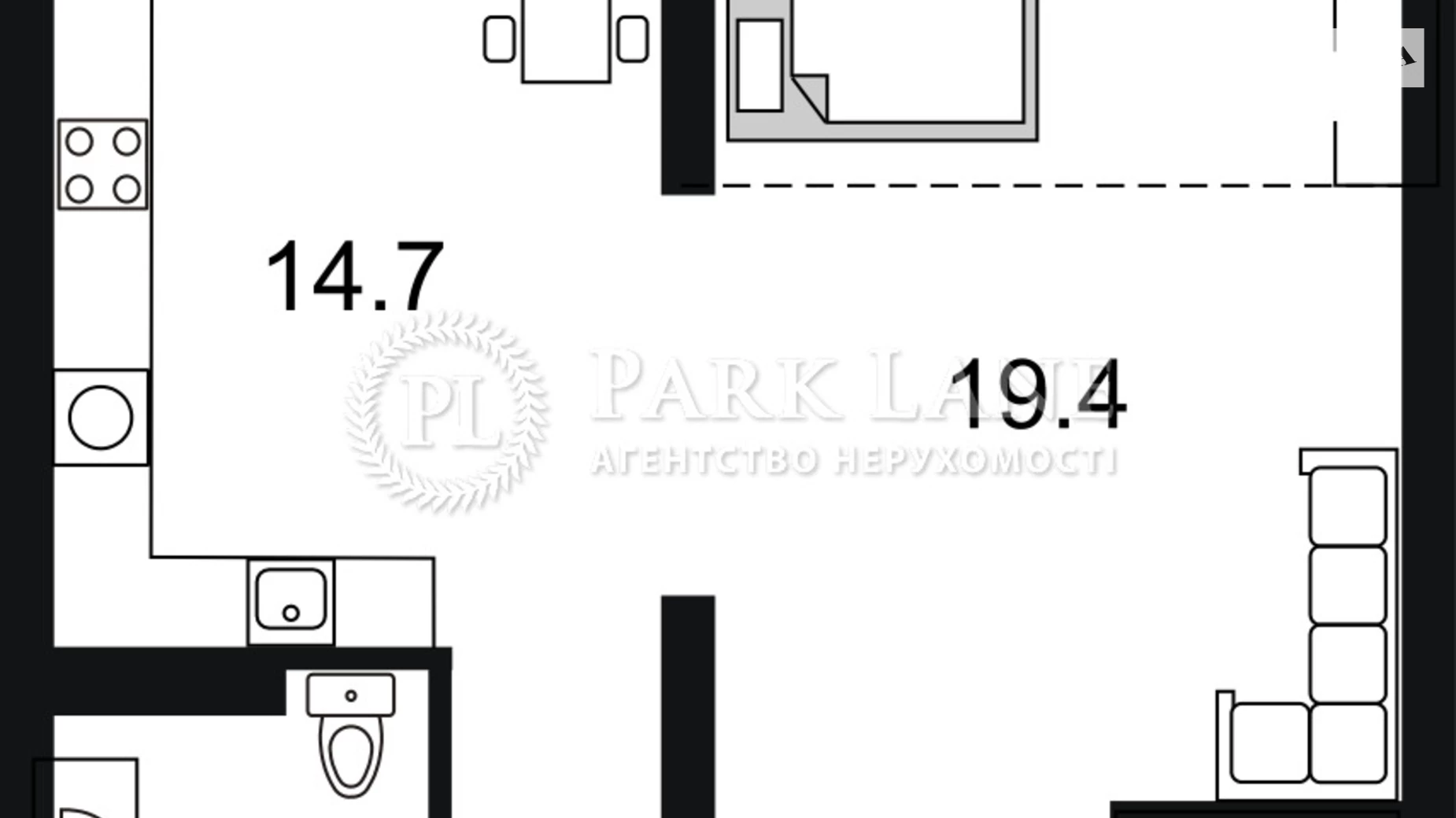 Продается 1-комнатная квартира 50.3 кв. м в Киеве, ул. Композитора Мейтуса, 4А - фото 3