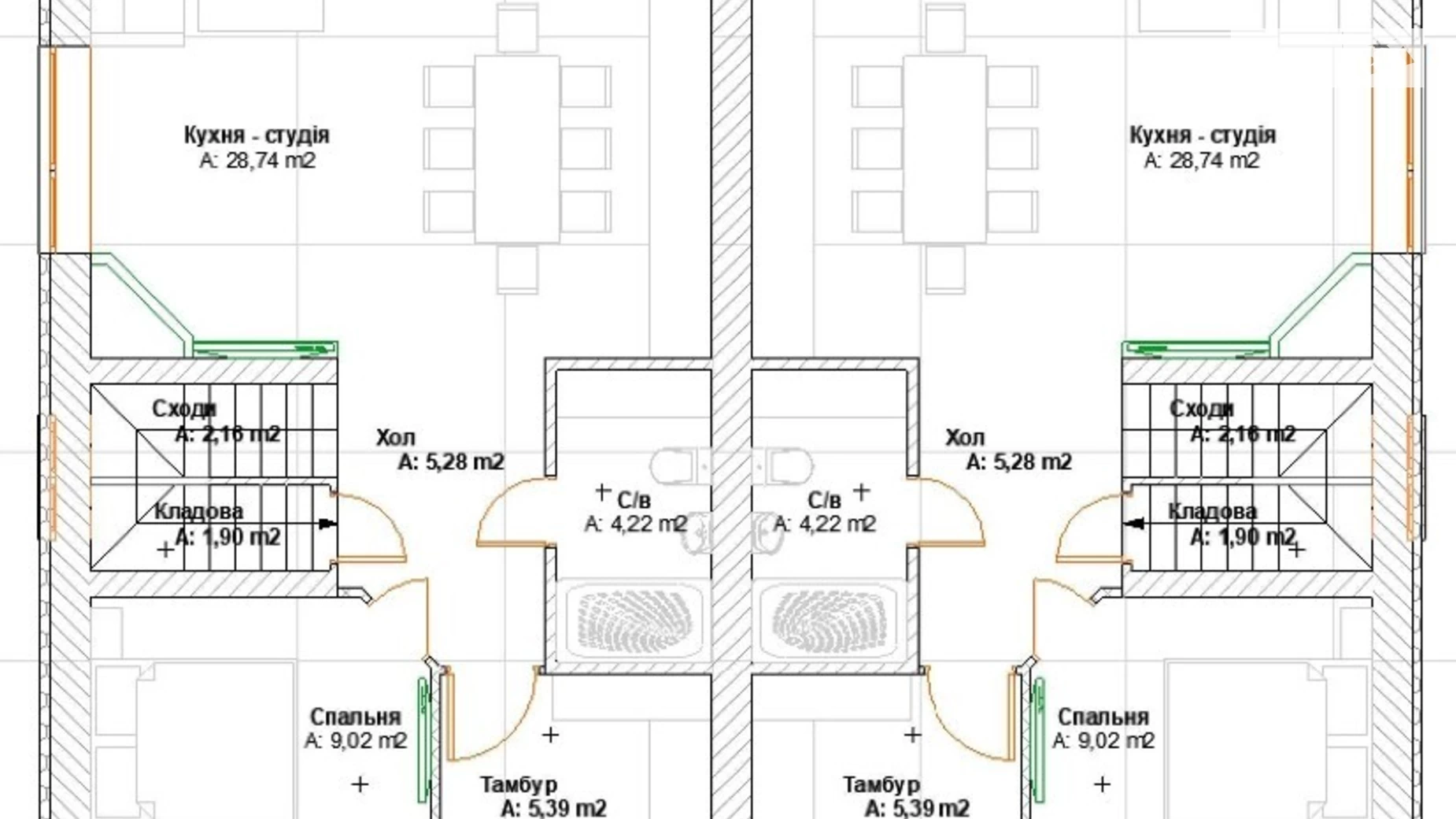 Продается часть дома 118 кв. м с мебелью, цена: 90000 $ - фото 2