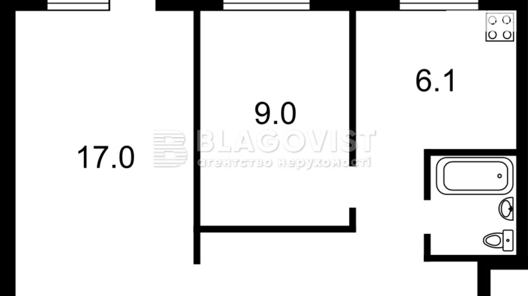 Продается 2-комнатная квартира 43 кв. м в Киеве, ул. Маккейна Джона, 43 - фото 2