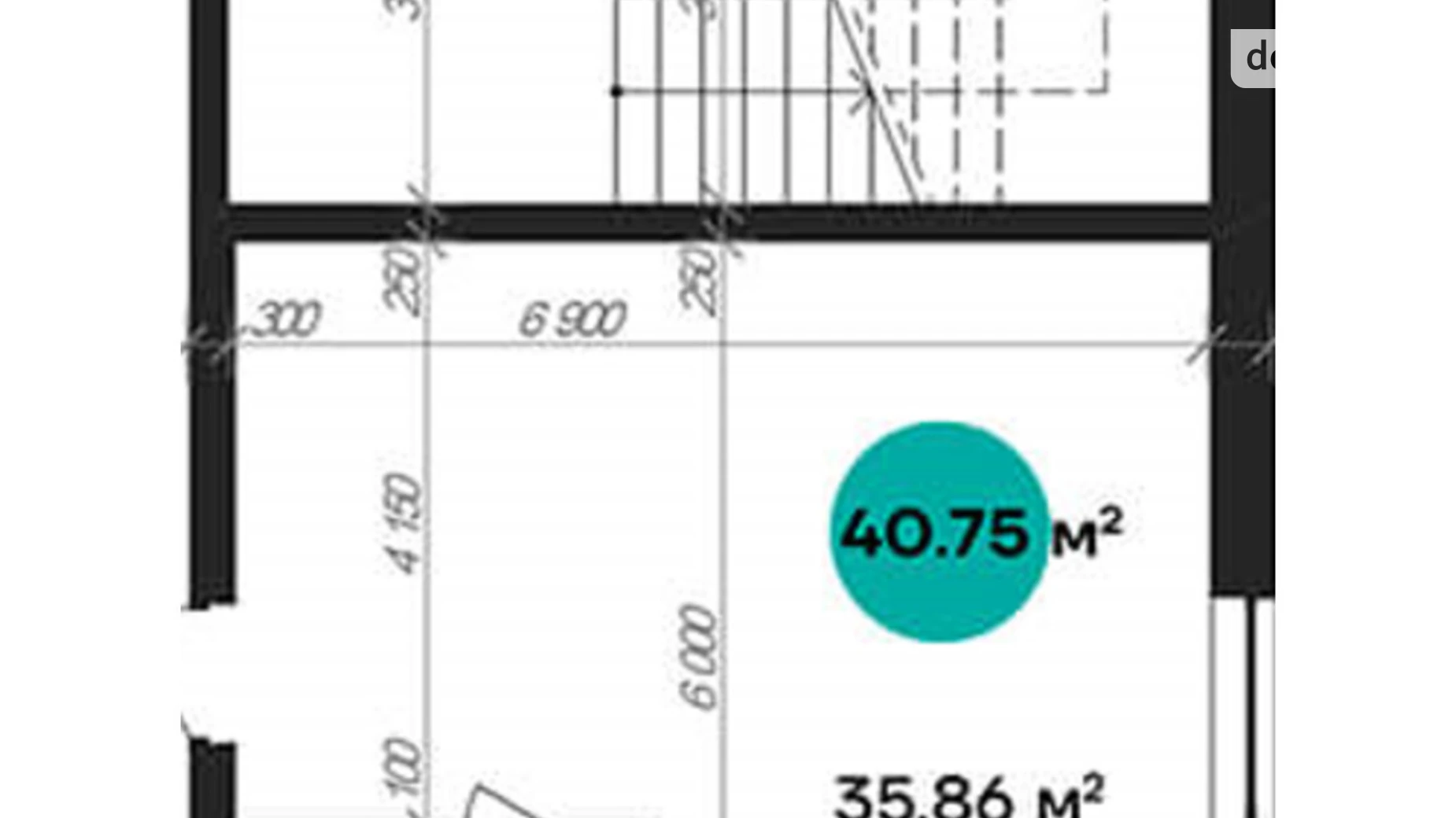 Продается 1-комнатная квартира 40.75 кв. м в Полтаве, ул. Шевченко, 58А - фото 2